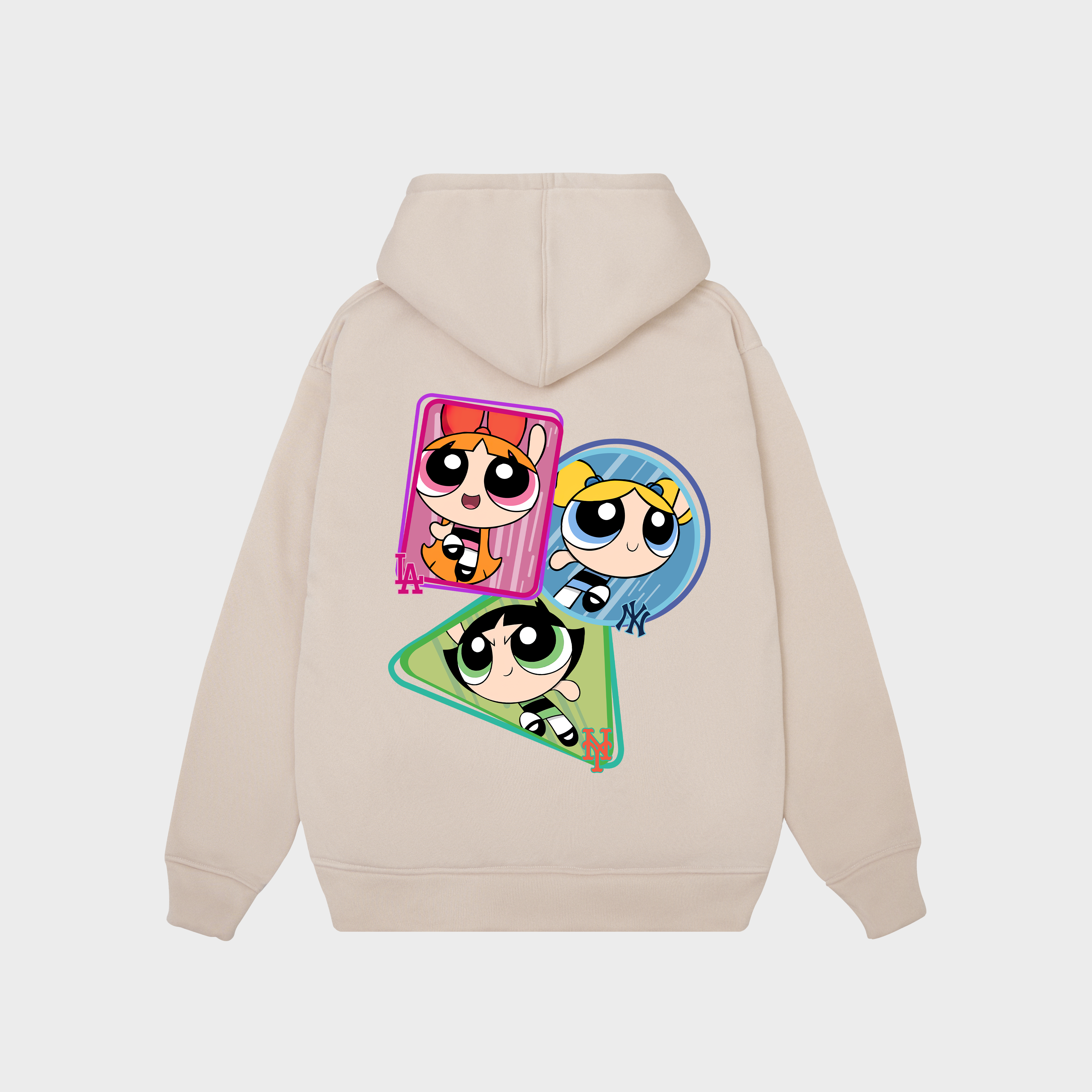 MLB The Powerpuff Girls Trio Action Shot Hoodie