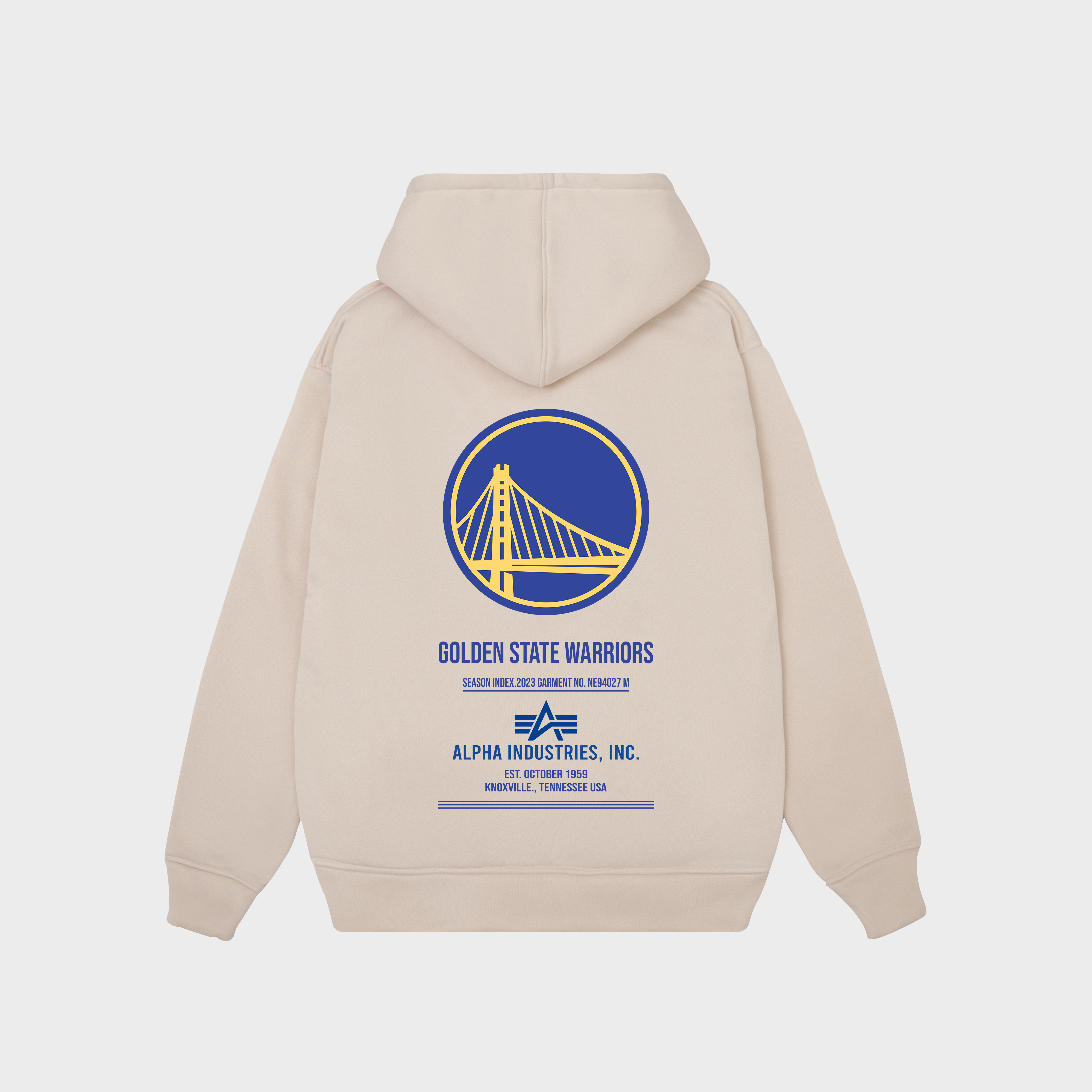 NBA New York Knicks Alpha Industries Striped Hoodie