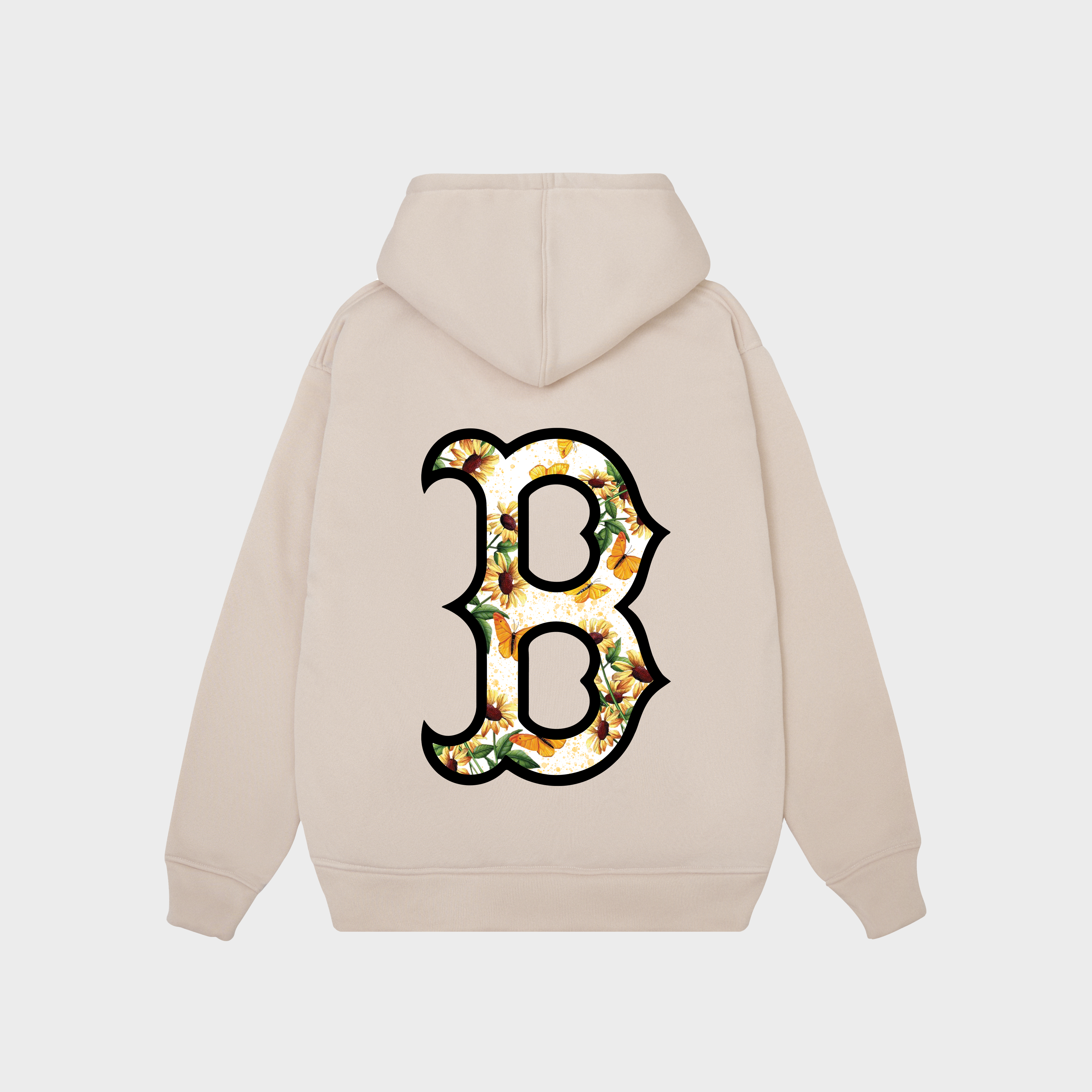 MLB Boston Red Sox Flower Hoodie