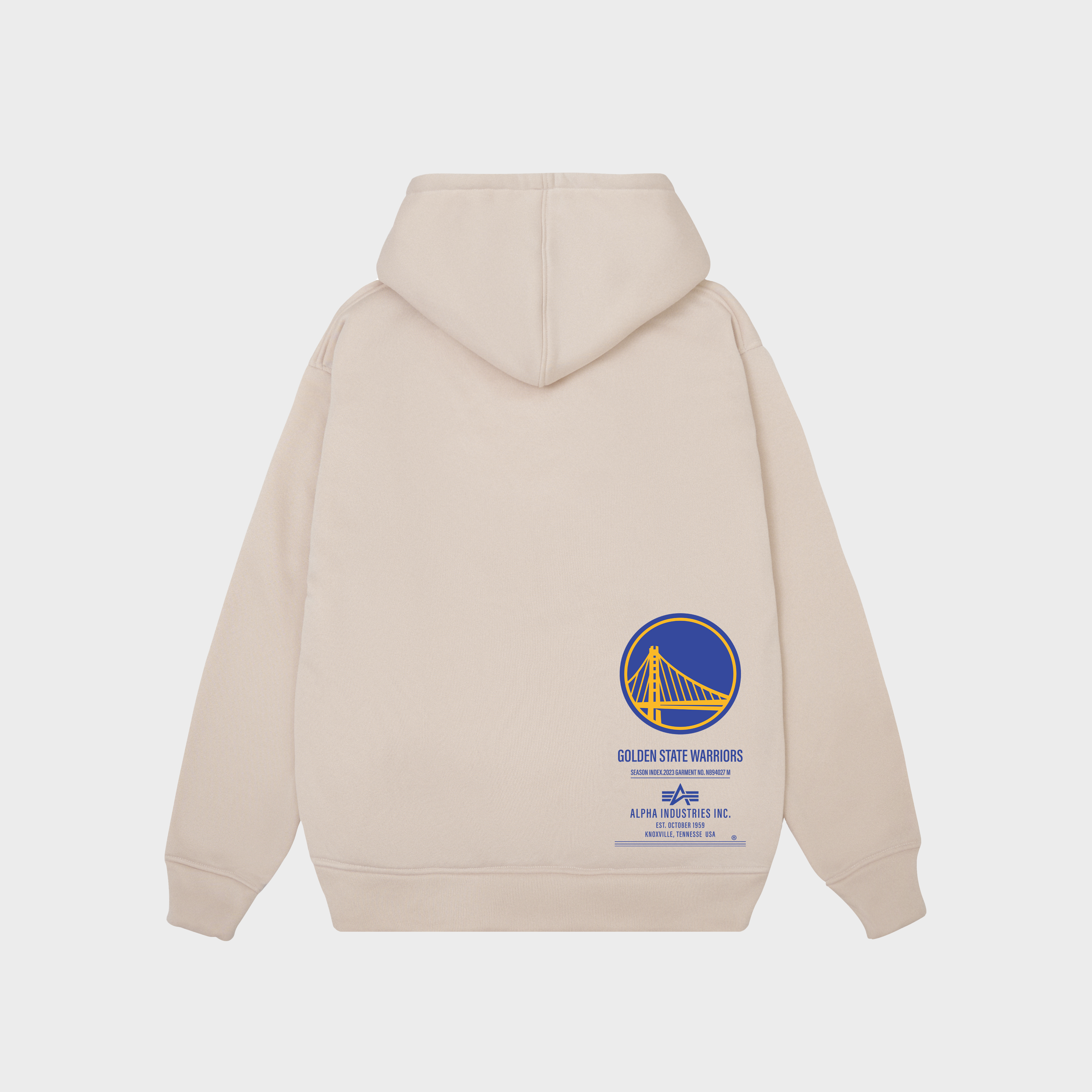 Flash Sale NBA Golden State Warriors Alpha Industries Striped Hoodie