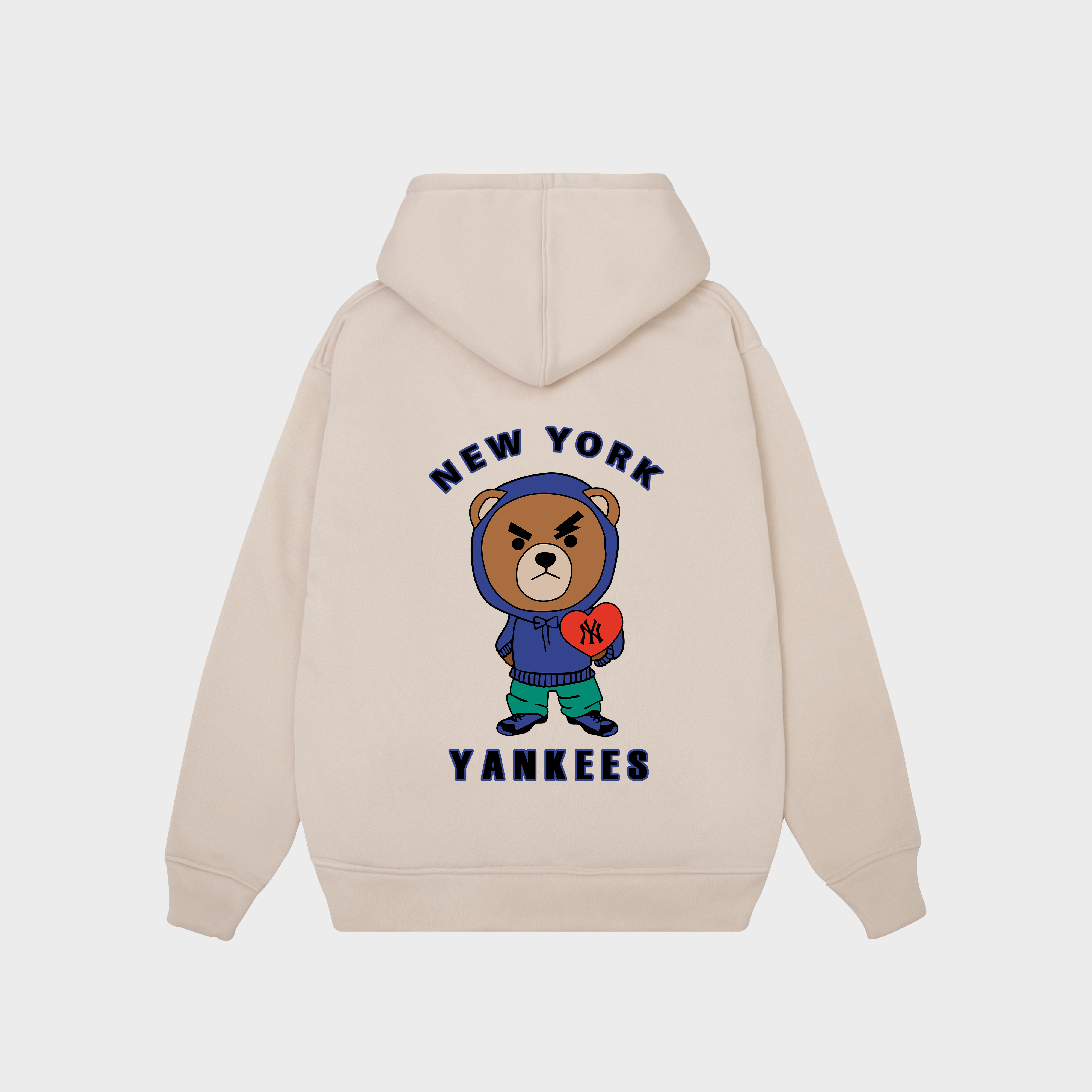 MLB New York Yankees Bear Heart Hoodie