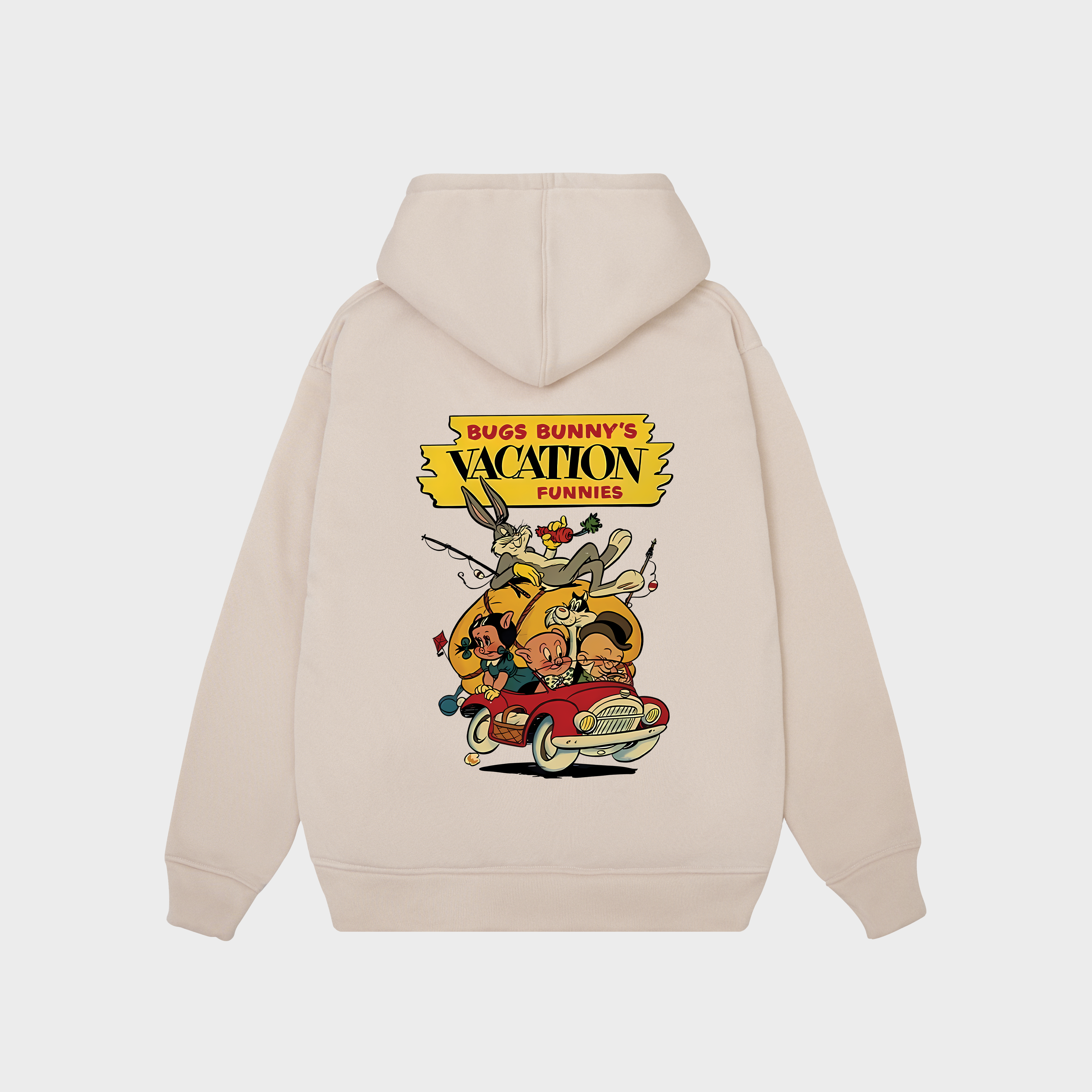 DISNEY BUGS BUNNY'S VACATION FUNNIES HOODIE / BE