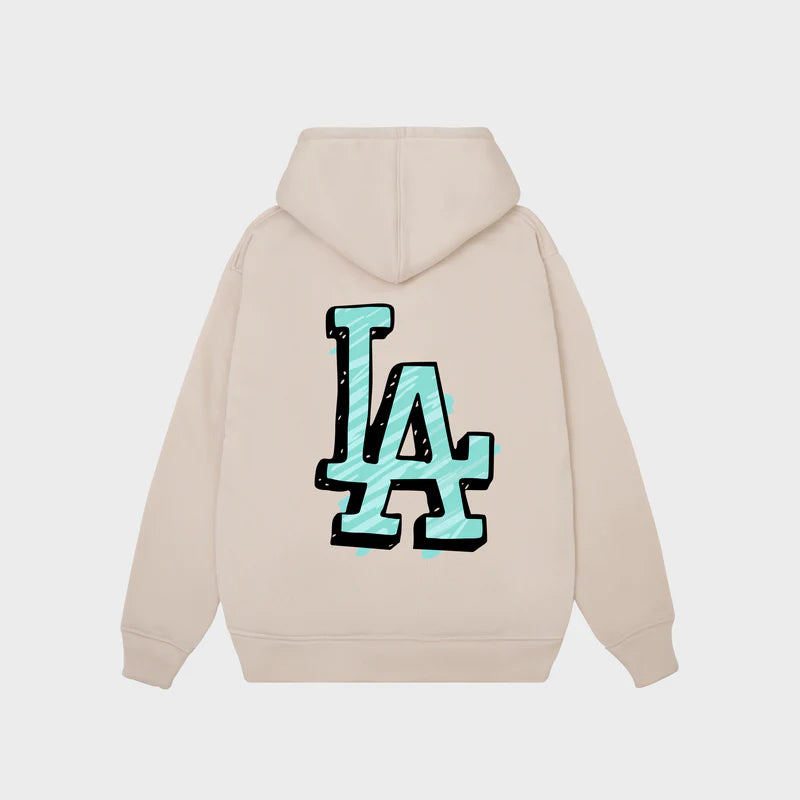 Flash Sale MLB LA Dodgers Logo Overfit Hoodie