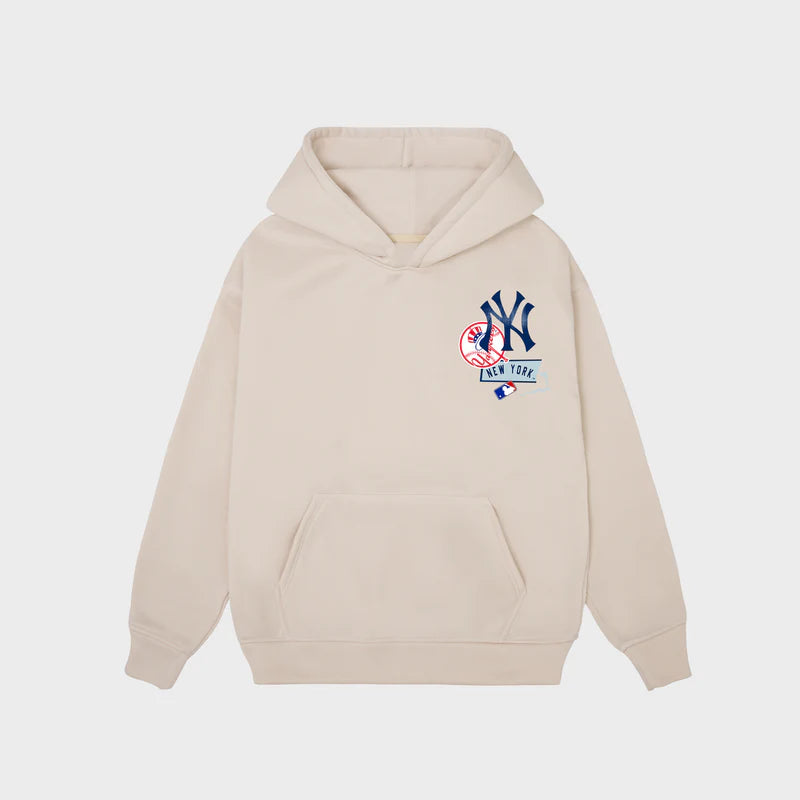 FLASH SALE MLB New York Yankees Logos History Hoodie