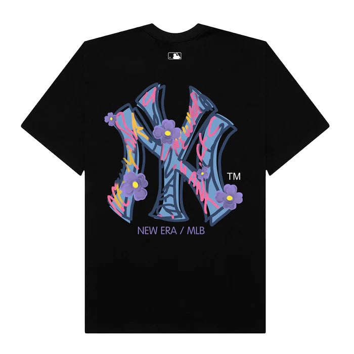 Flash Sale MLB Floral Purple Logo T-Shirt