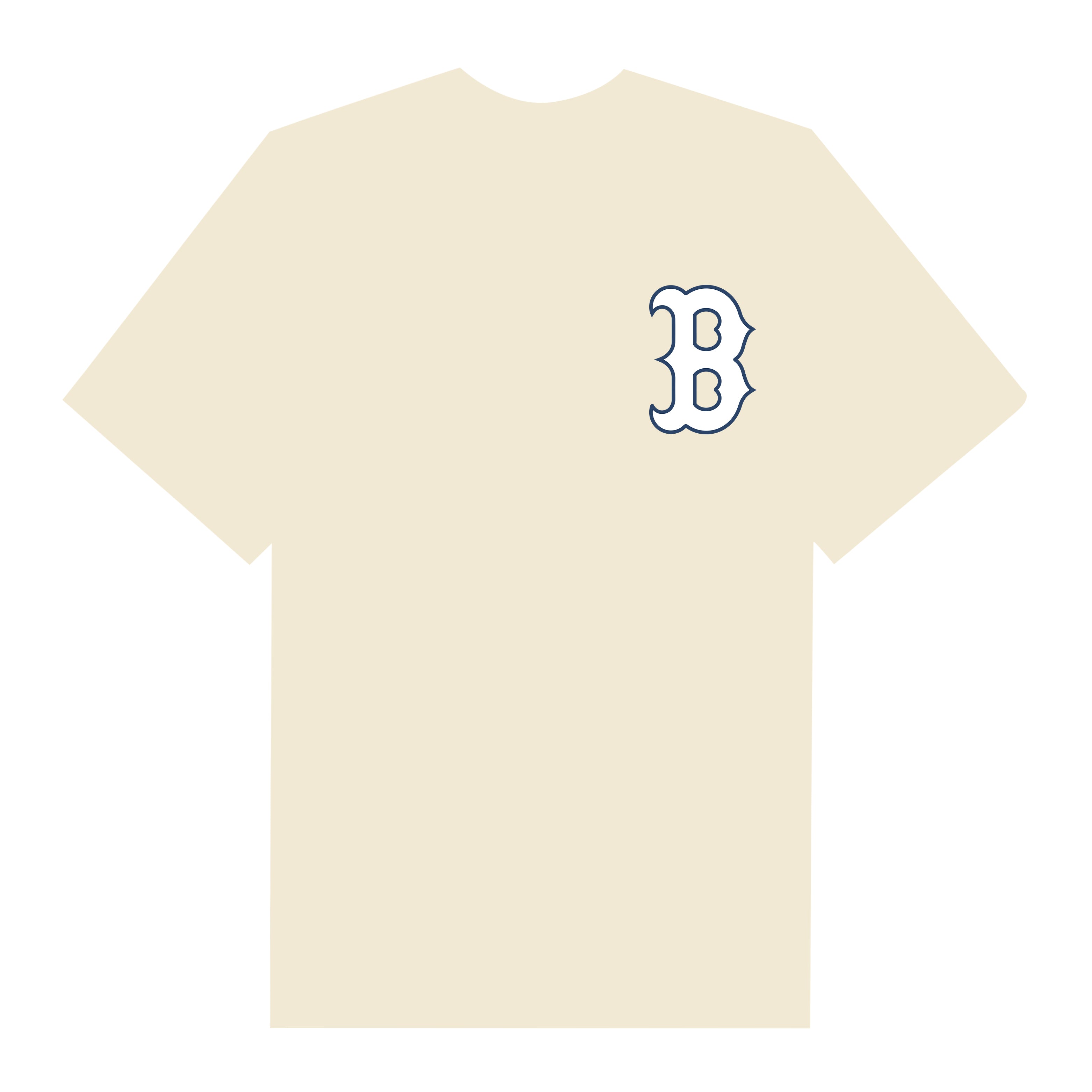 MLB Boston Red Sox Pattern T-Shirt