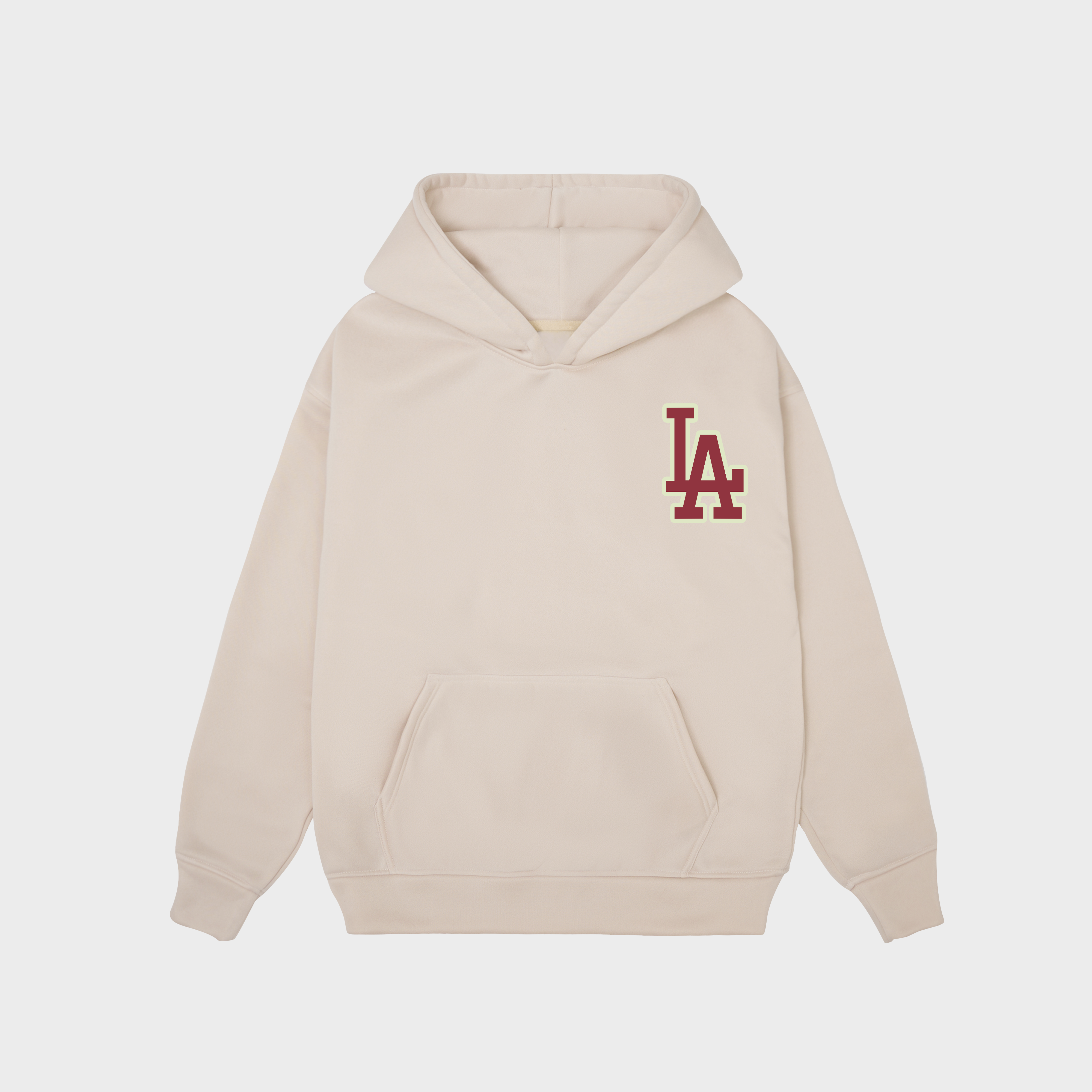 MLB Los Angeles Dodgers Logo Red Hoodie