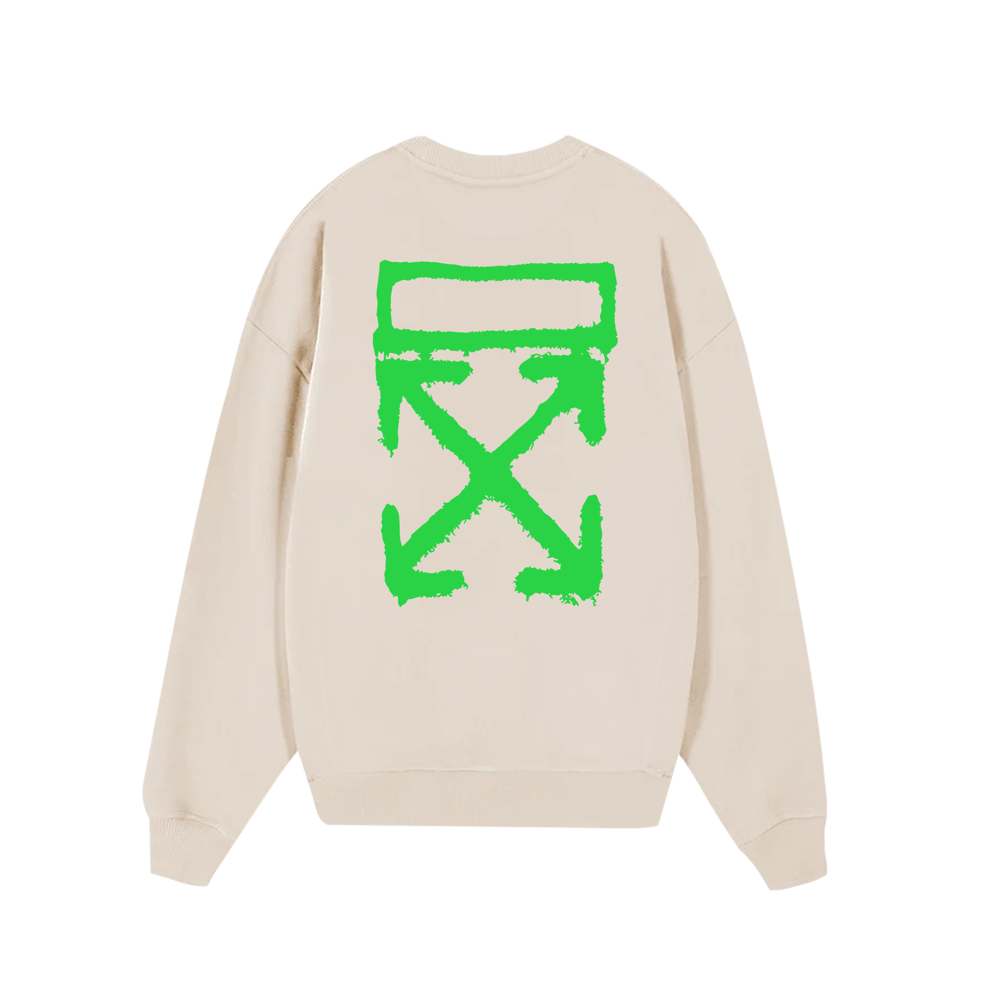 Off White Spray Paint Sweater