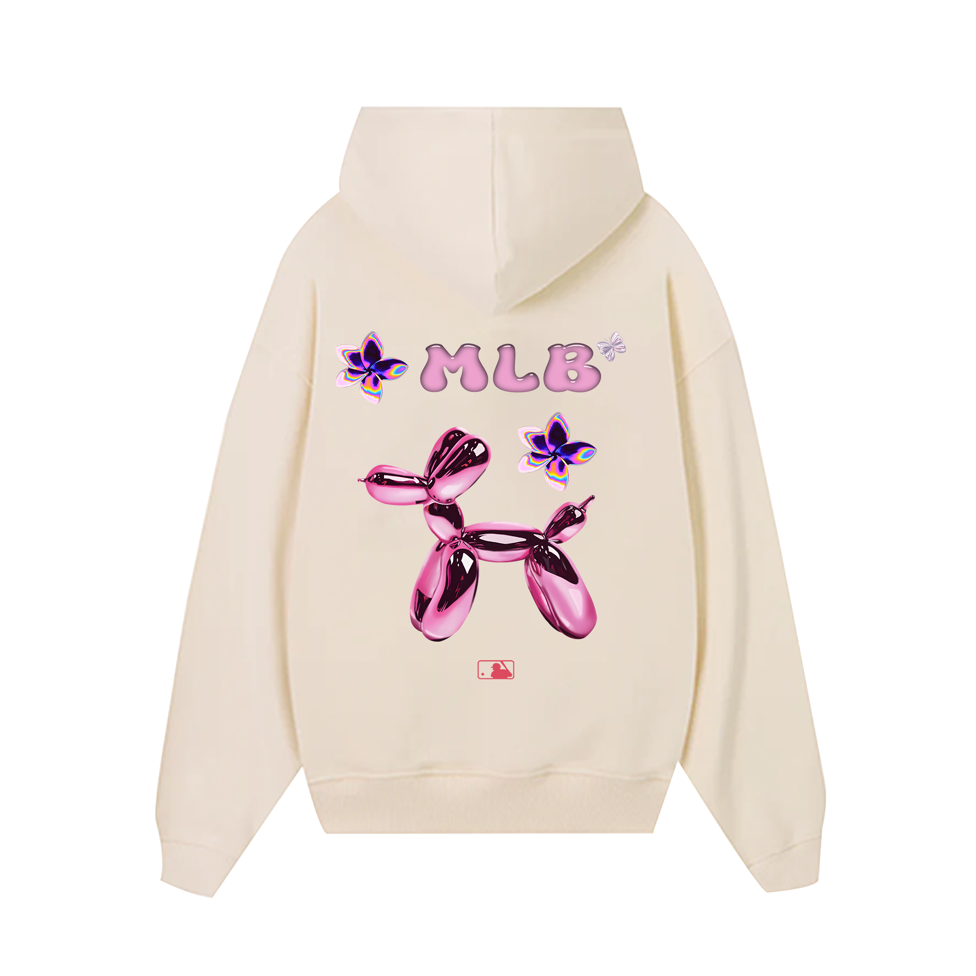 MLB Floral Hologram Balloon Dog Hoodie