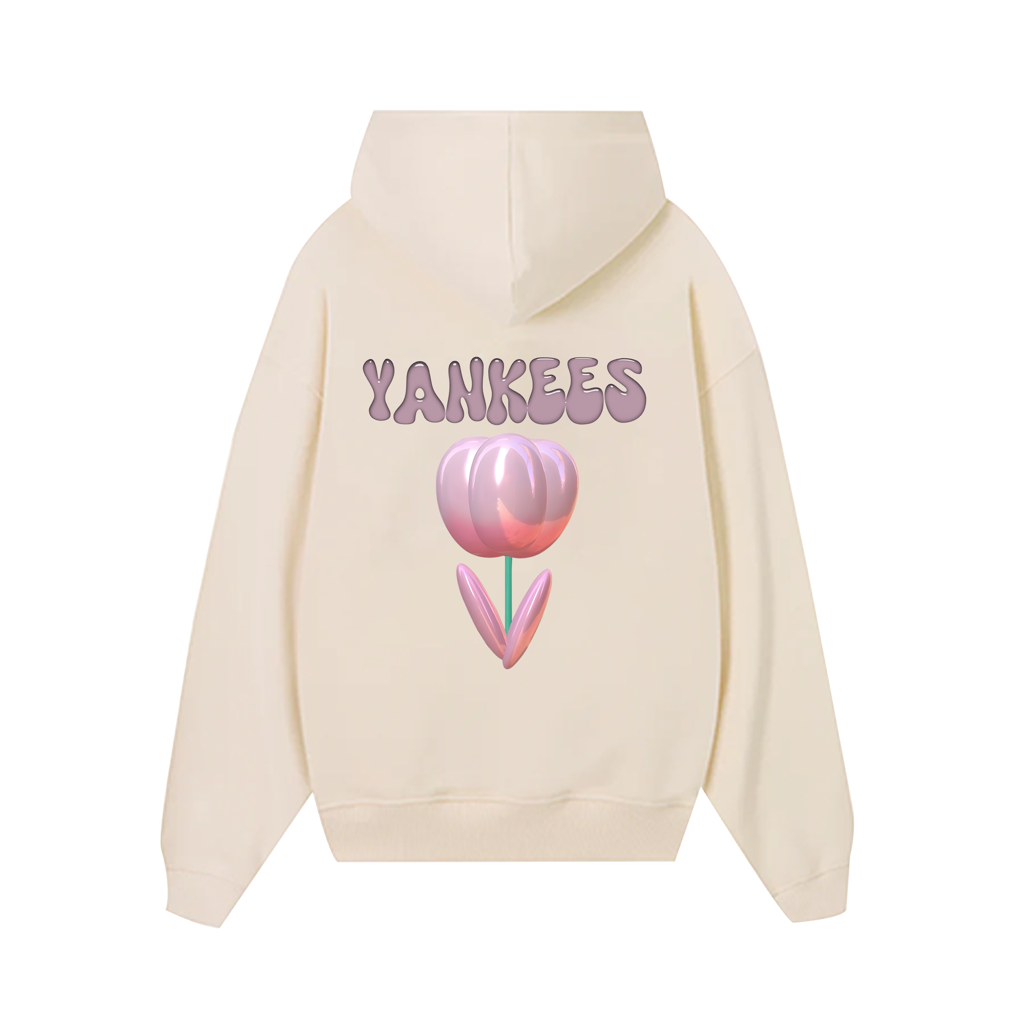 MLB Floral Hologram Tulip Yankees Hoodie