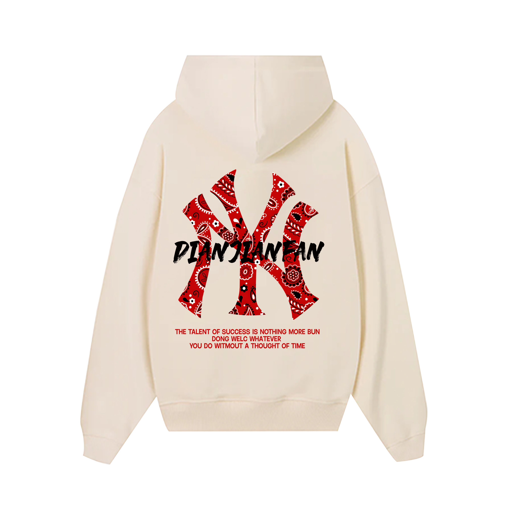 MLB Floral Red Dianjianfan Hoodie