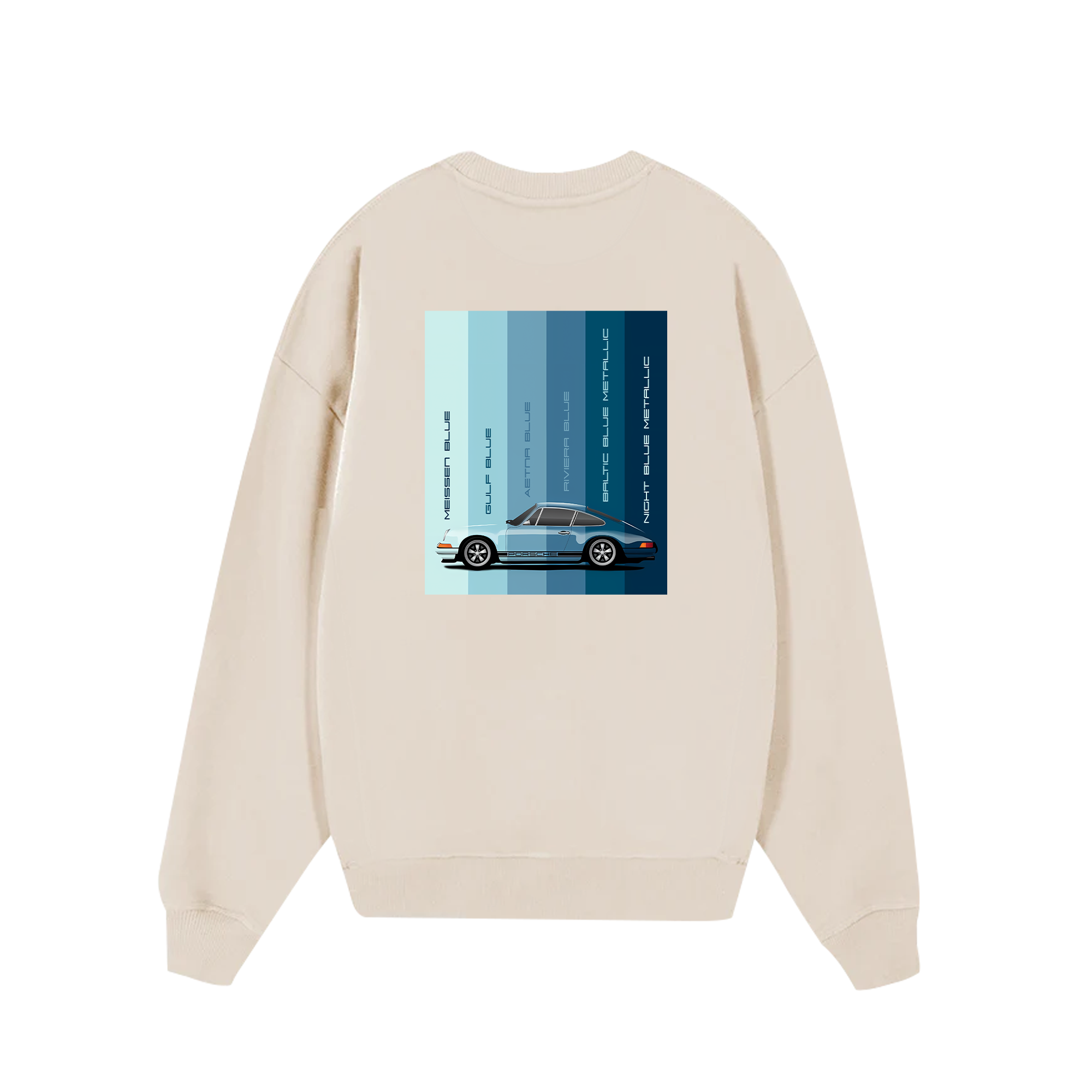 Porsche Blue Palettes Sweater