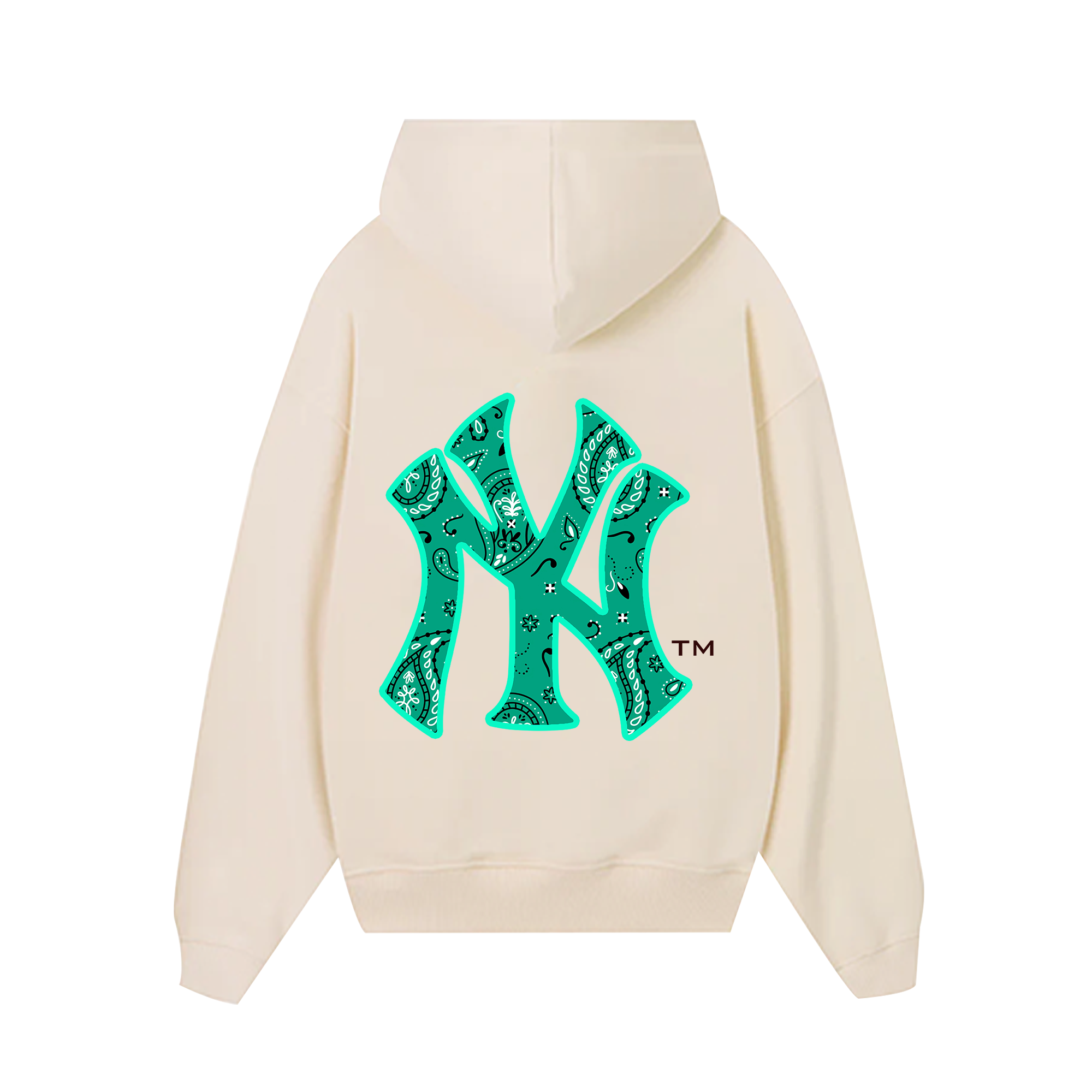 MLB Floral Green Logo Hoodie