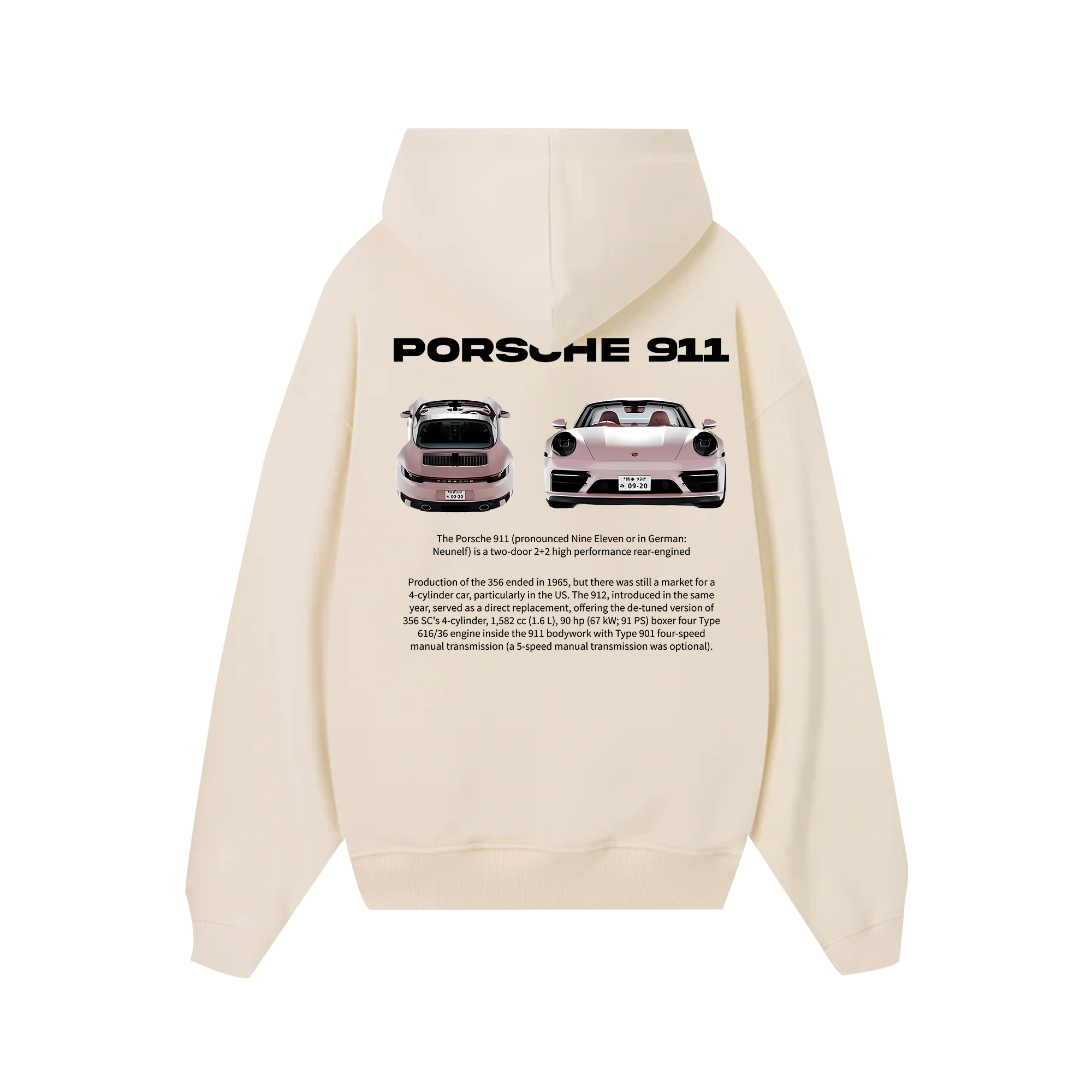 Porsche 911 Pear Pink Hoodie