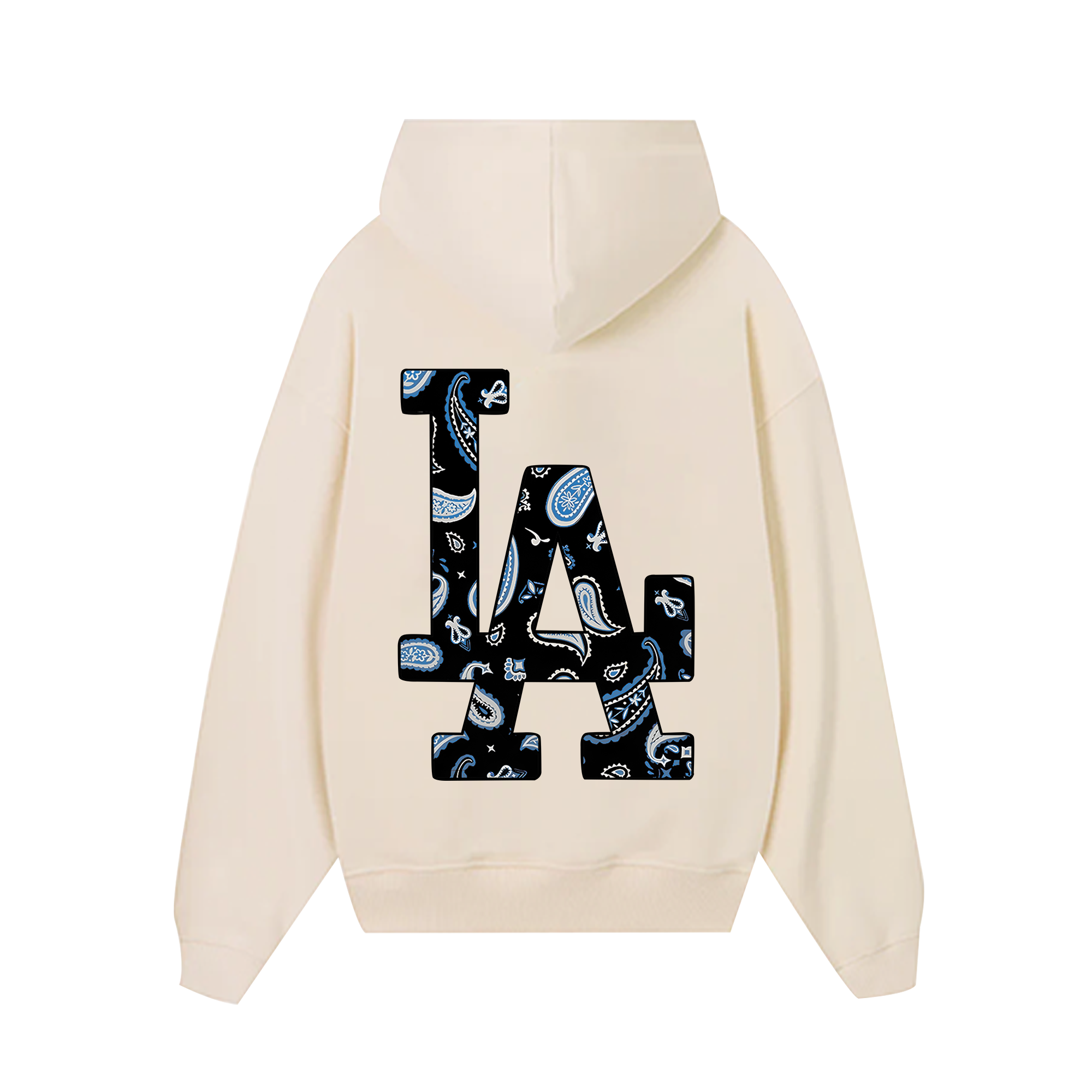 MLB Floral Blue Bandana Hoodie