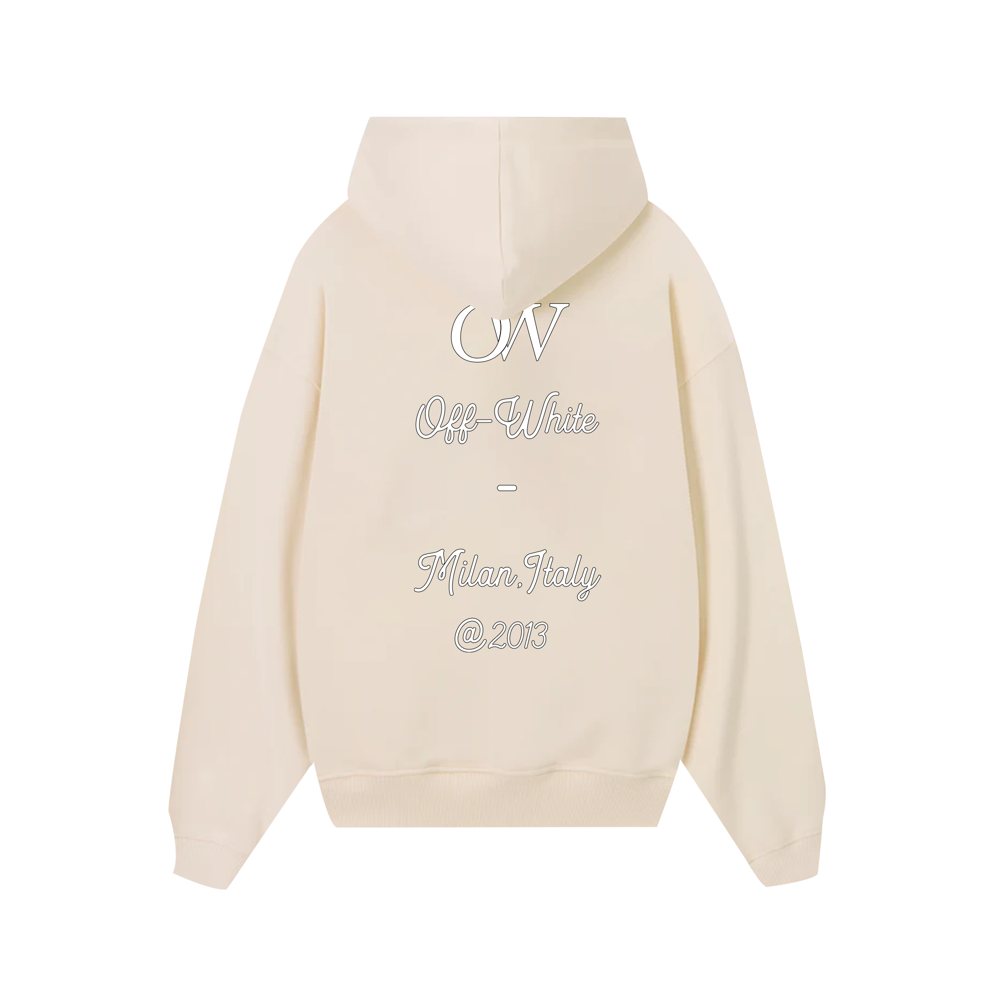 Off White 23 Logo Slim Hoodie