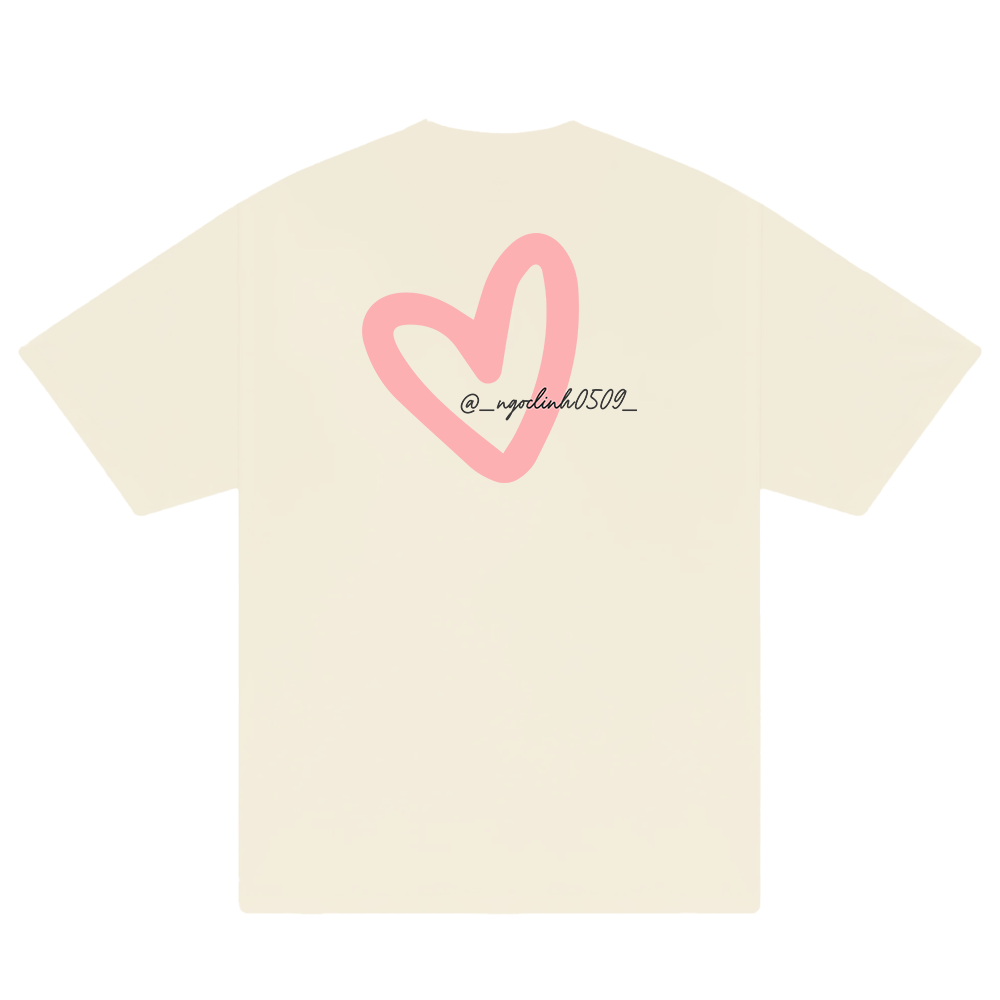 Custom Couple Heart Instagram T-Shirt