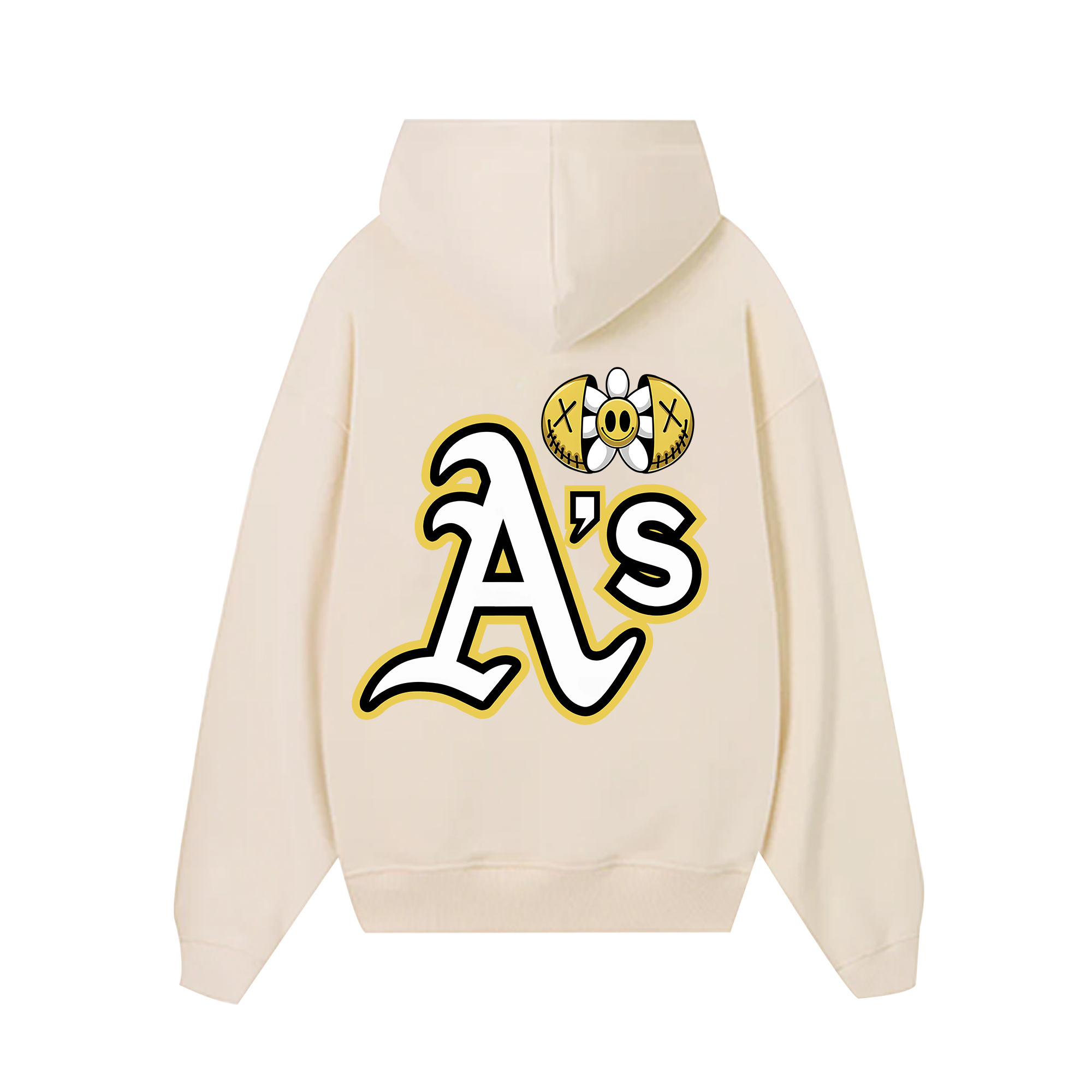 MLB Floral Smiley A's Hoodie