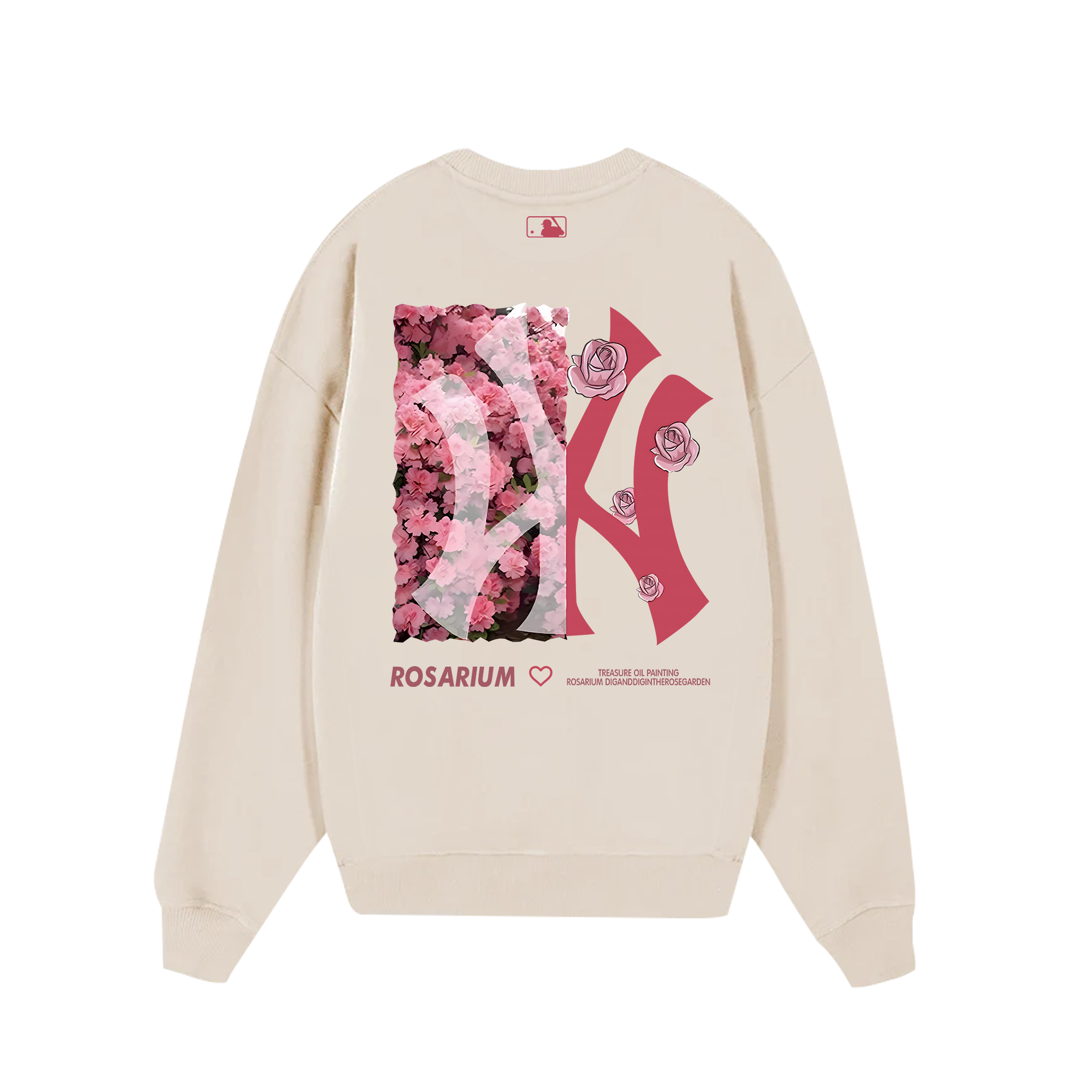 MLB Floral Rosarium Rose  Sweater