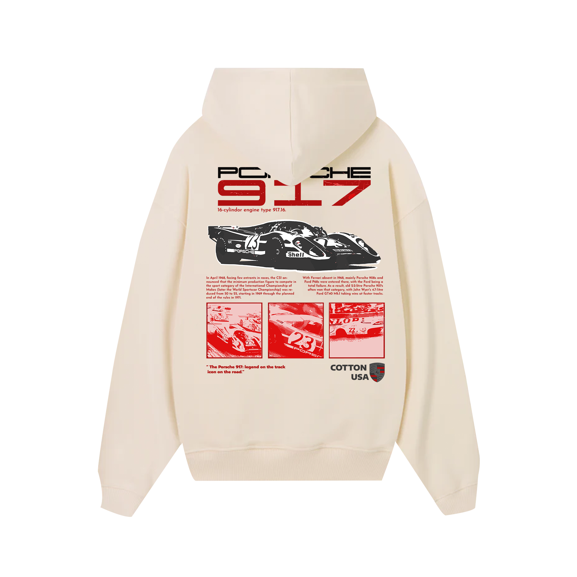 Porsche 917 16-Cylindor Hoodie