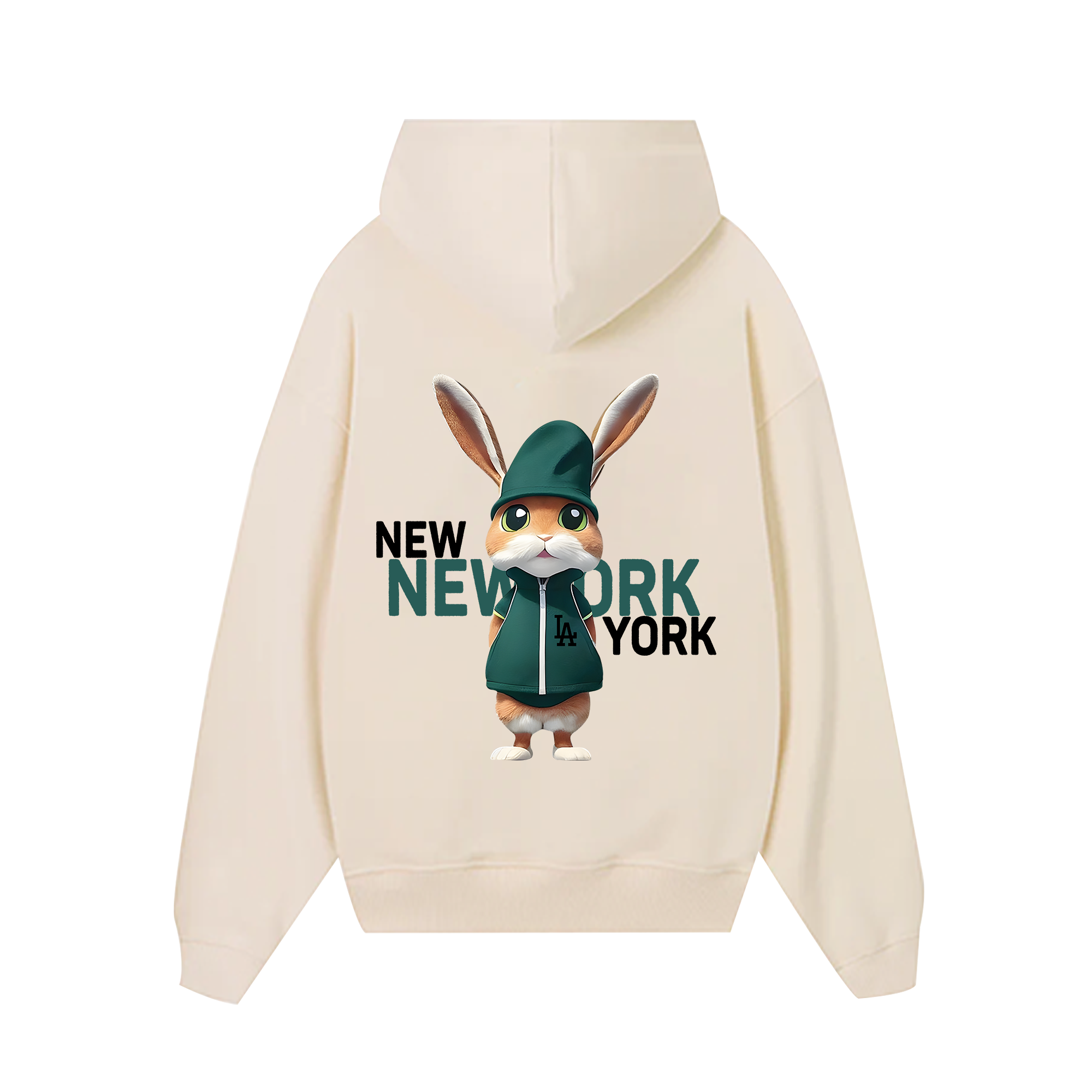 MLB Floral Green Rabbit Hoodie