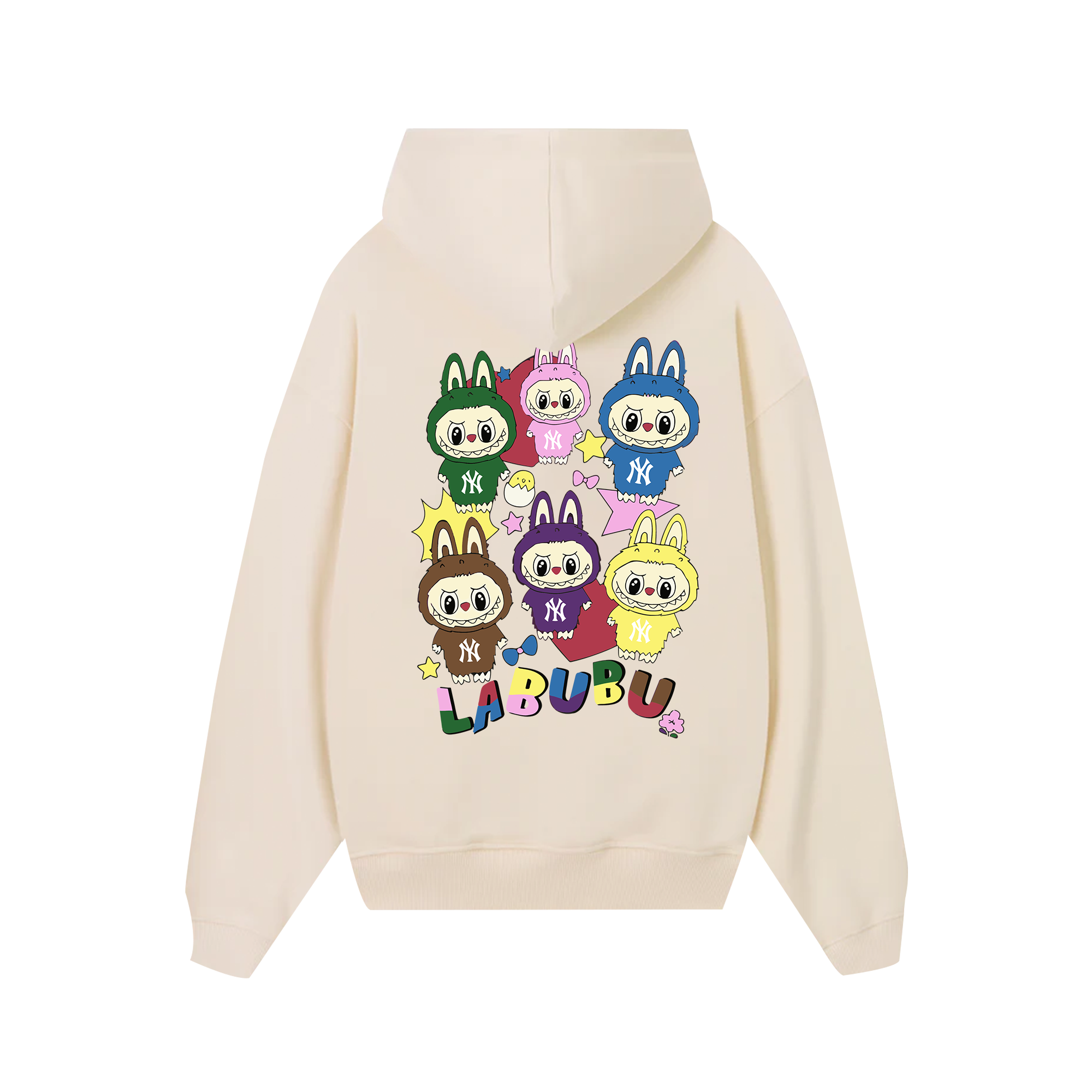 MLB Labubu Cute Team NY Hoodie