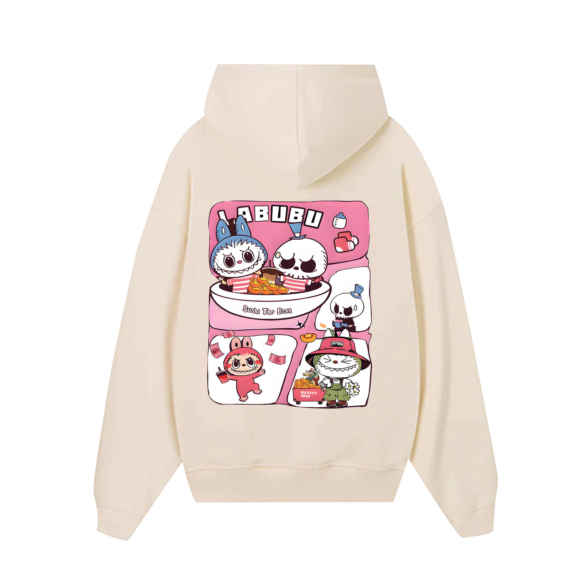 Labubu Funny Friend Hoodie