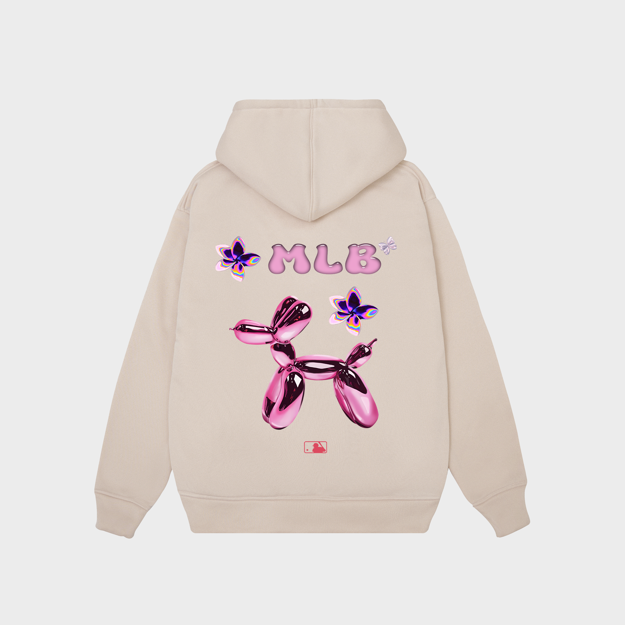 MLB Floral Hologram Balloon Dog Hoodie