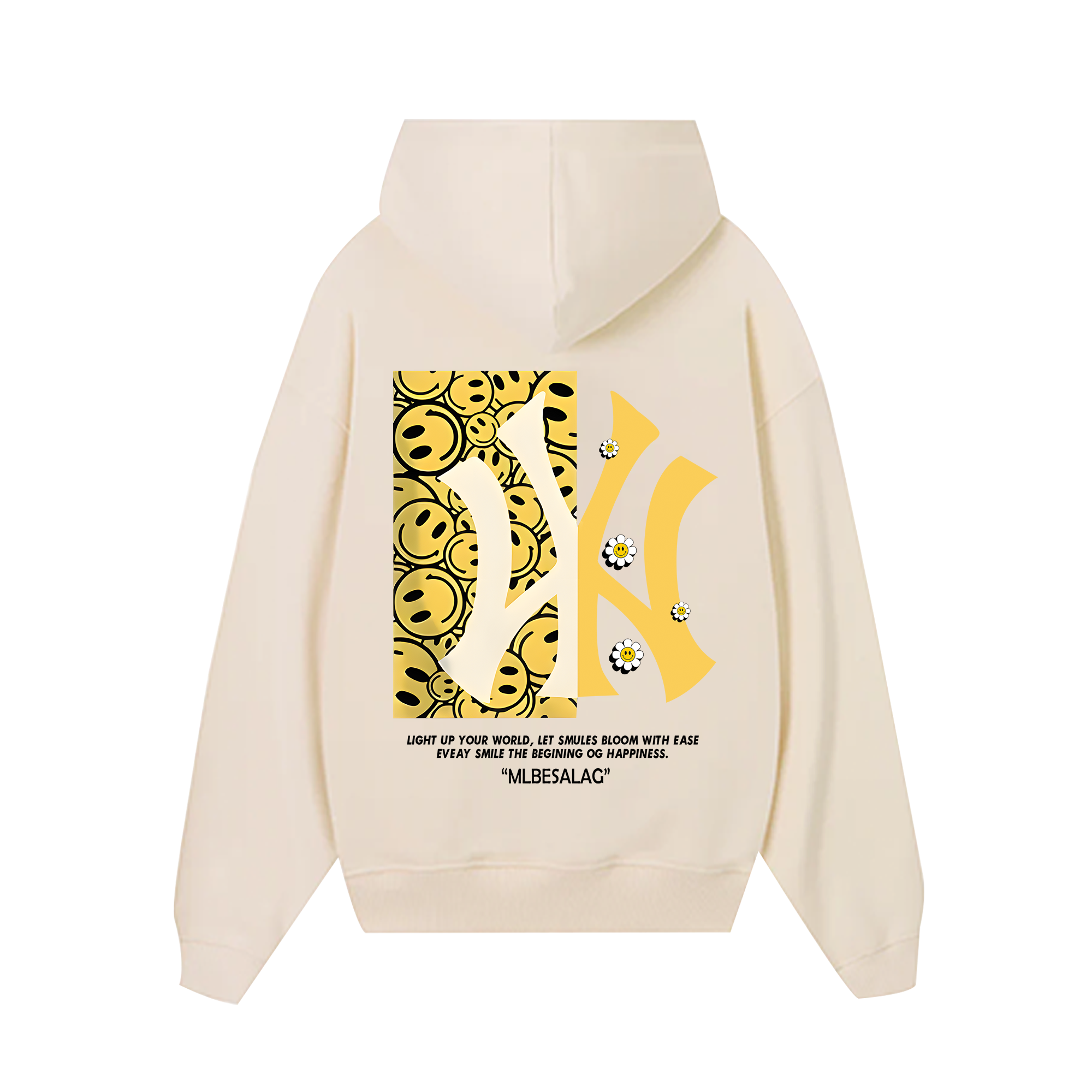 MLB Floral Smiley Flower Hoodie