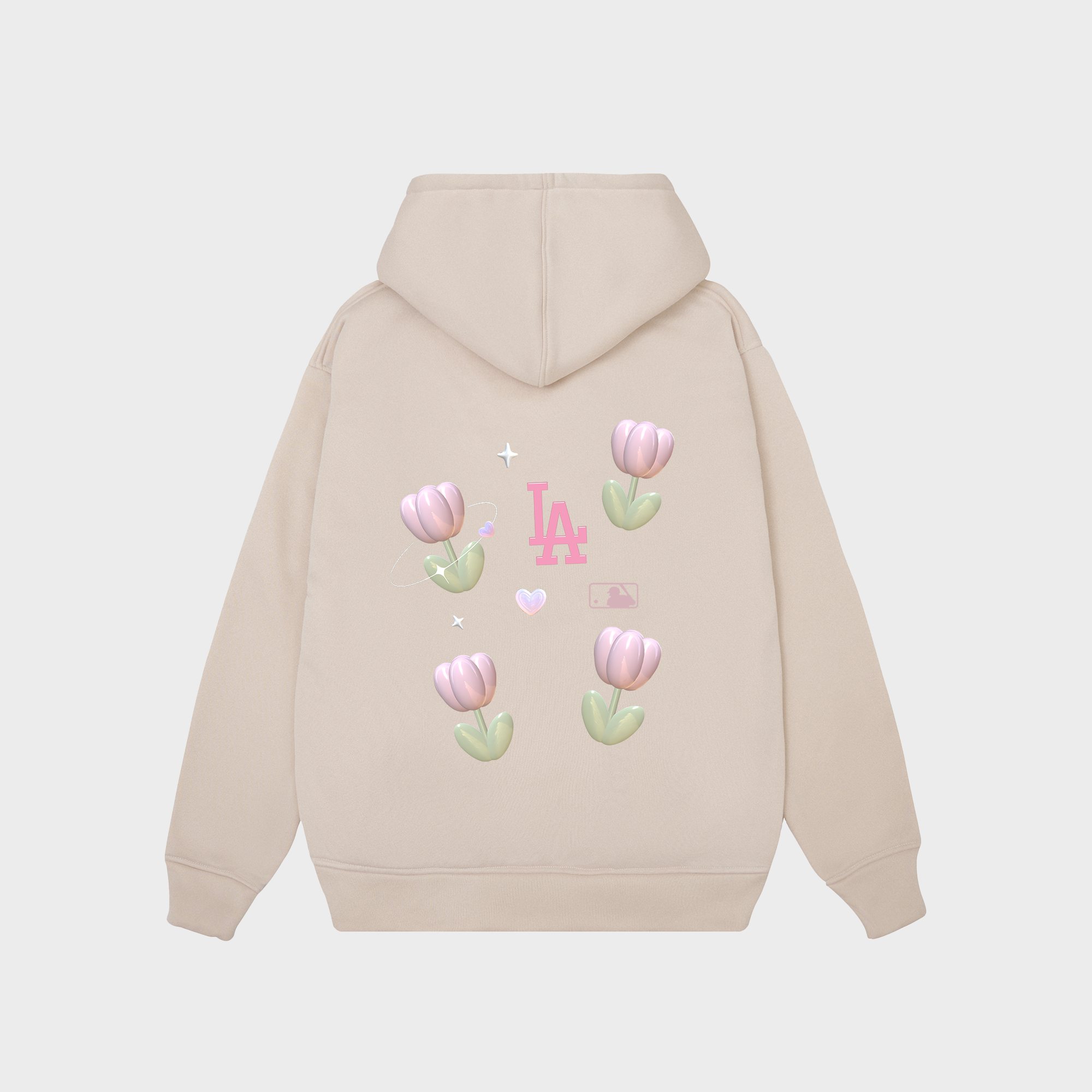 MLB Floral Cute LA Tulip Hoodie