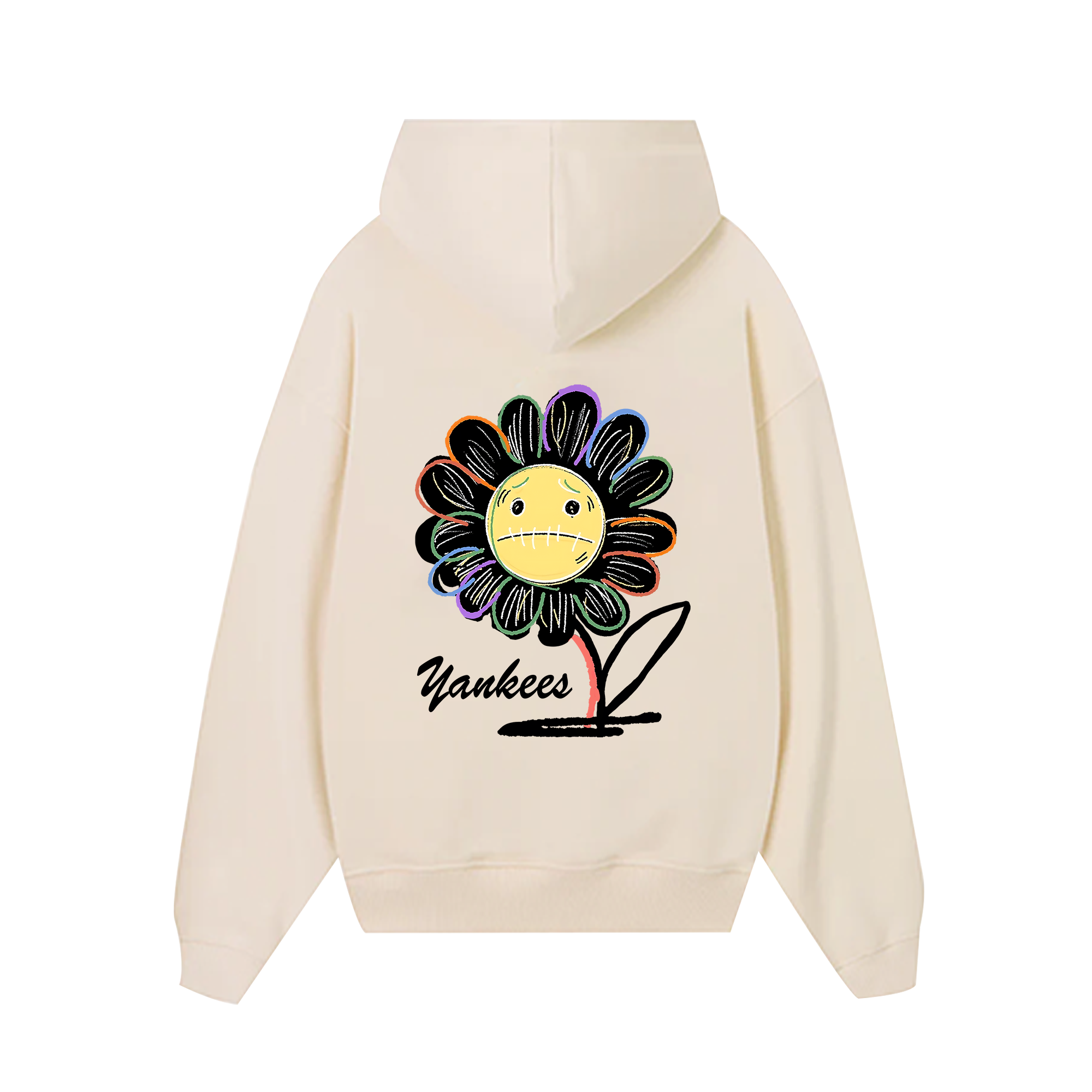 MLB Floral Smiley Flower Hoodie