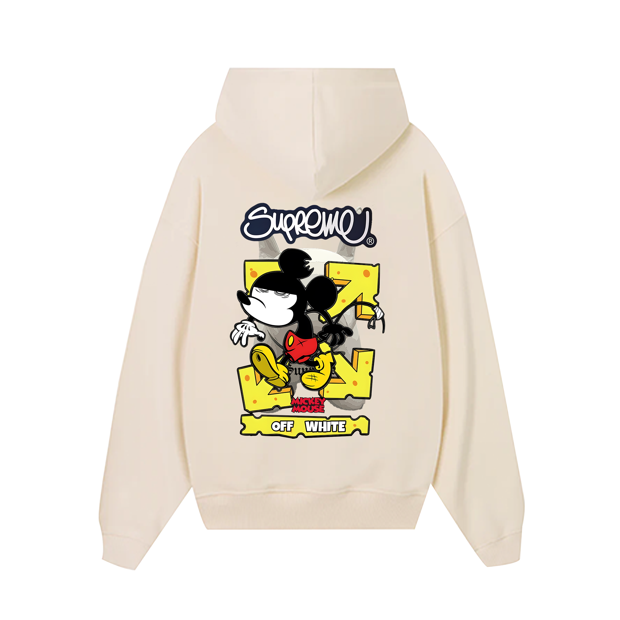 Supreme Mickey Off White Hoodie