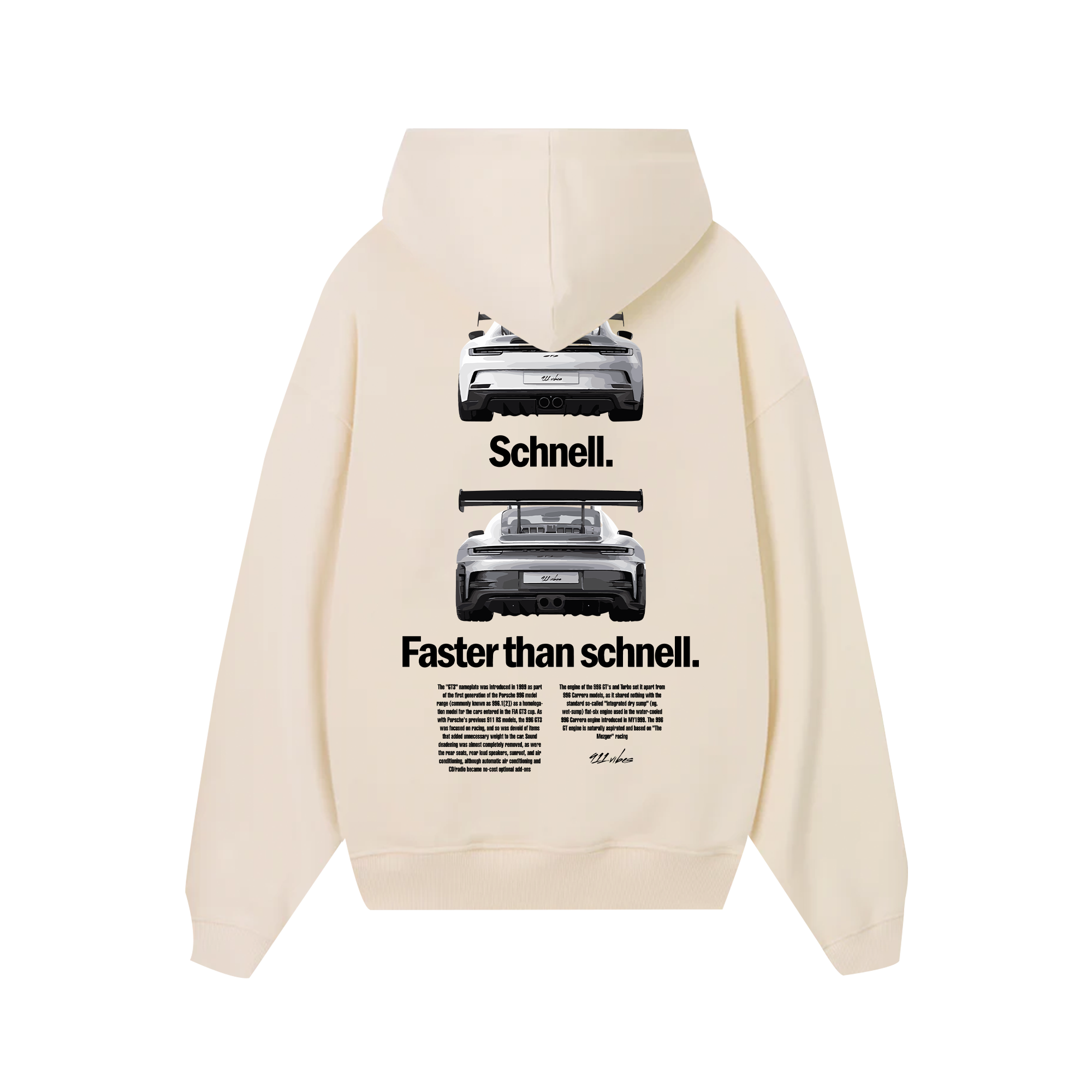 Porsche Faster Than Schnell Hoodie