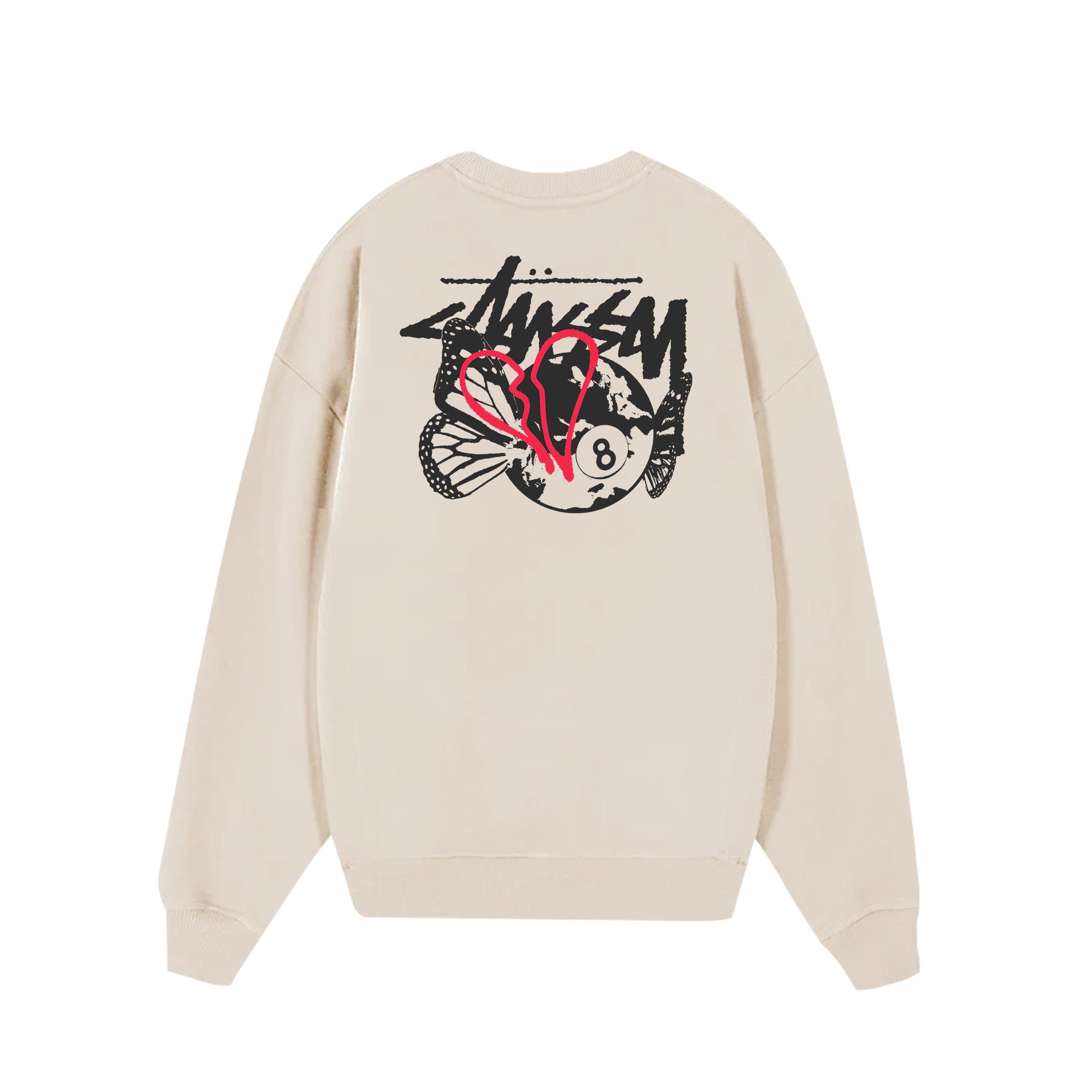 Stussy Butterfly Billiard Ball Sweater