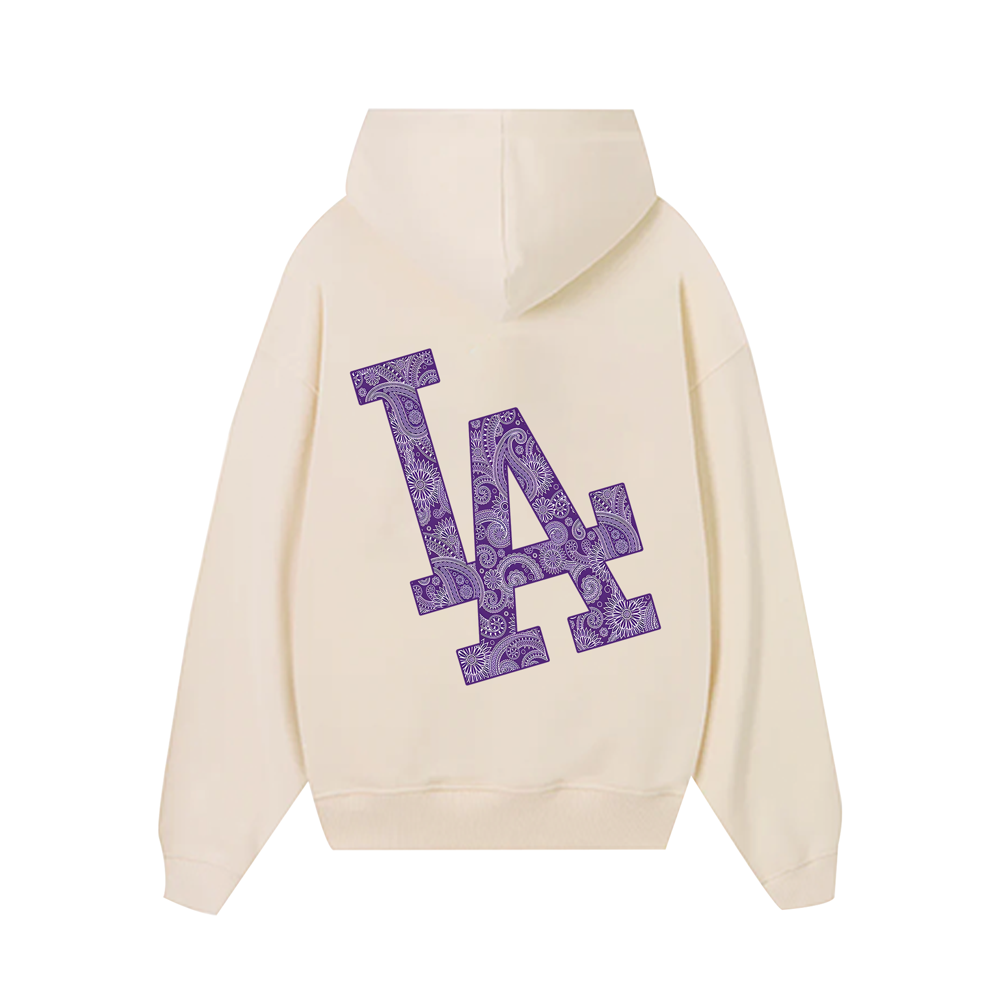 MLB Floral Purple Bandana Hoodie