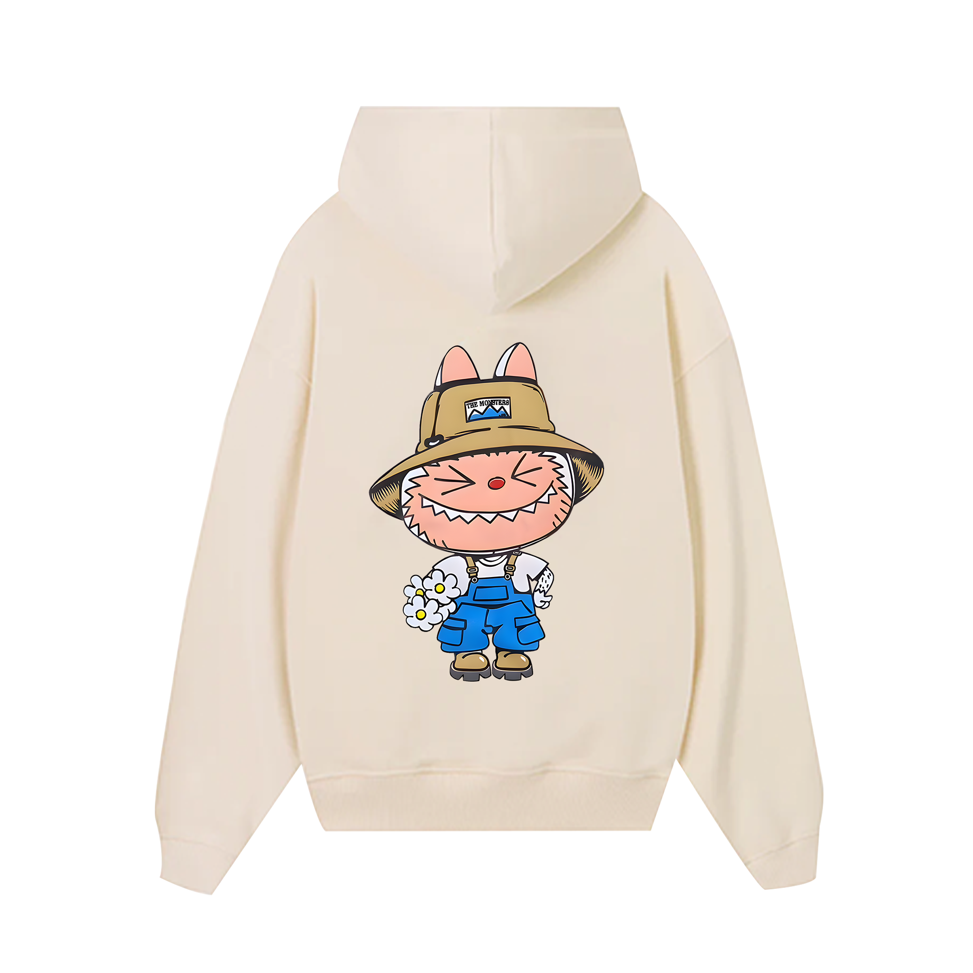 Labubu Farmer Cute Daisy Hoodie