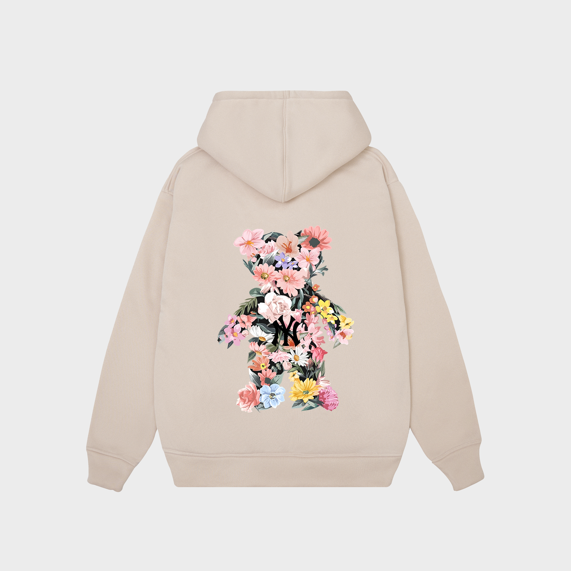 MLB Floral Teaddy Bear Flower Hoodie