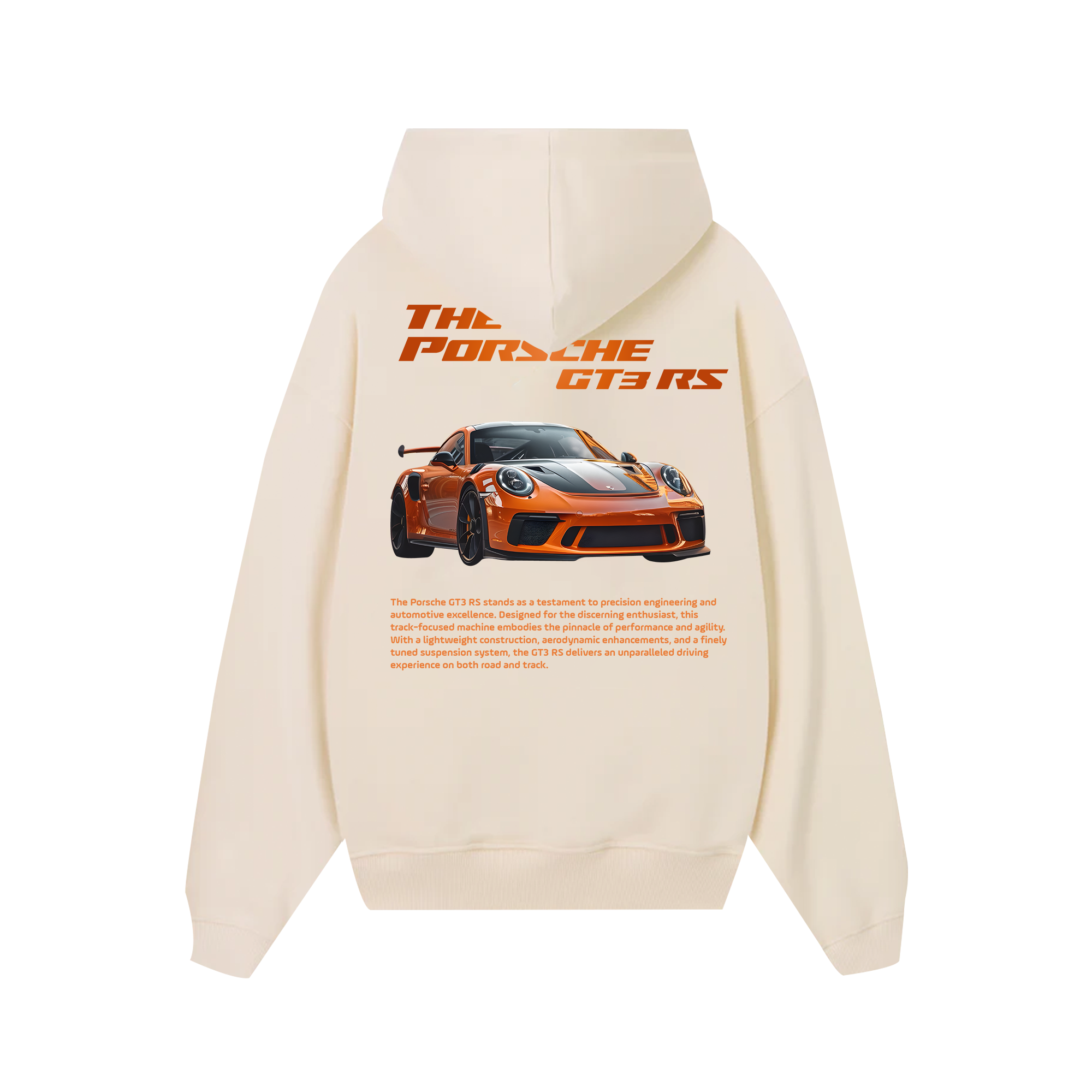 Porsche Orange Layer GT3 RS Hoodie