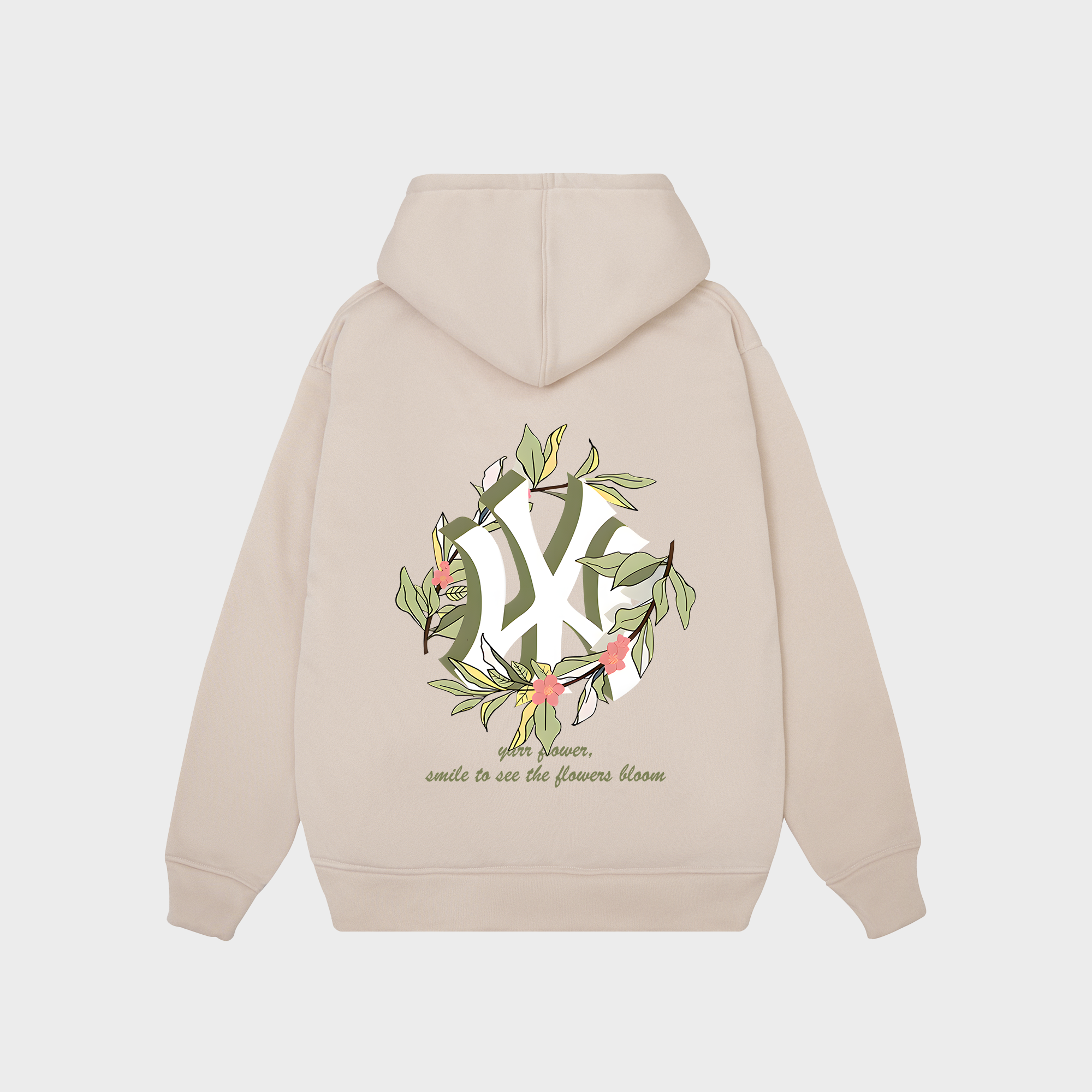 MLB Floral Green Floral New York Hoodie