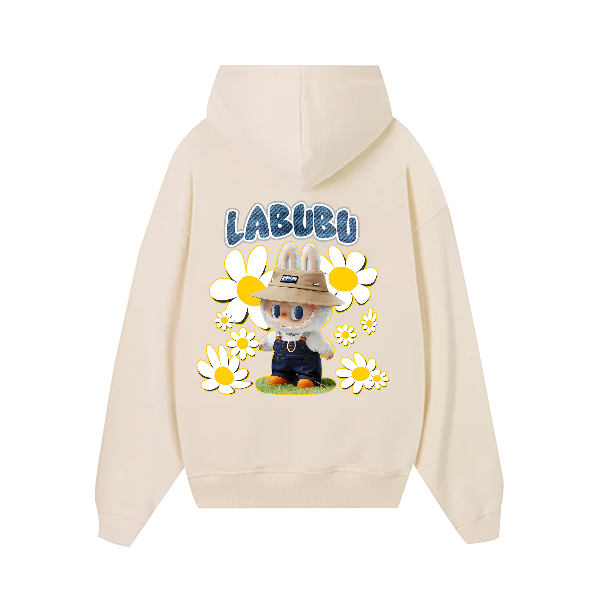 Labubu With Daisy Flower Hoodie