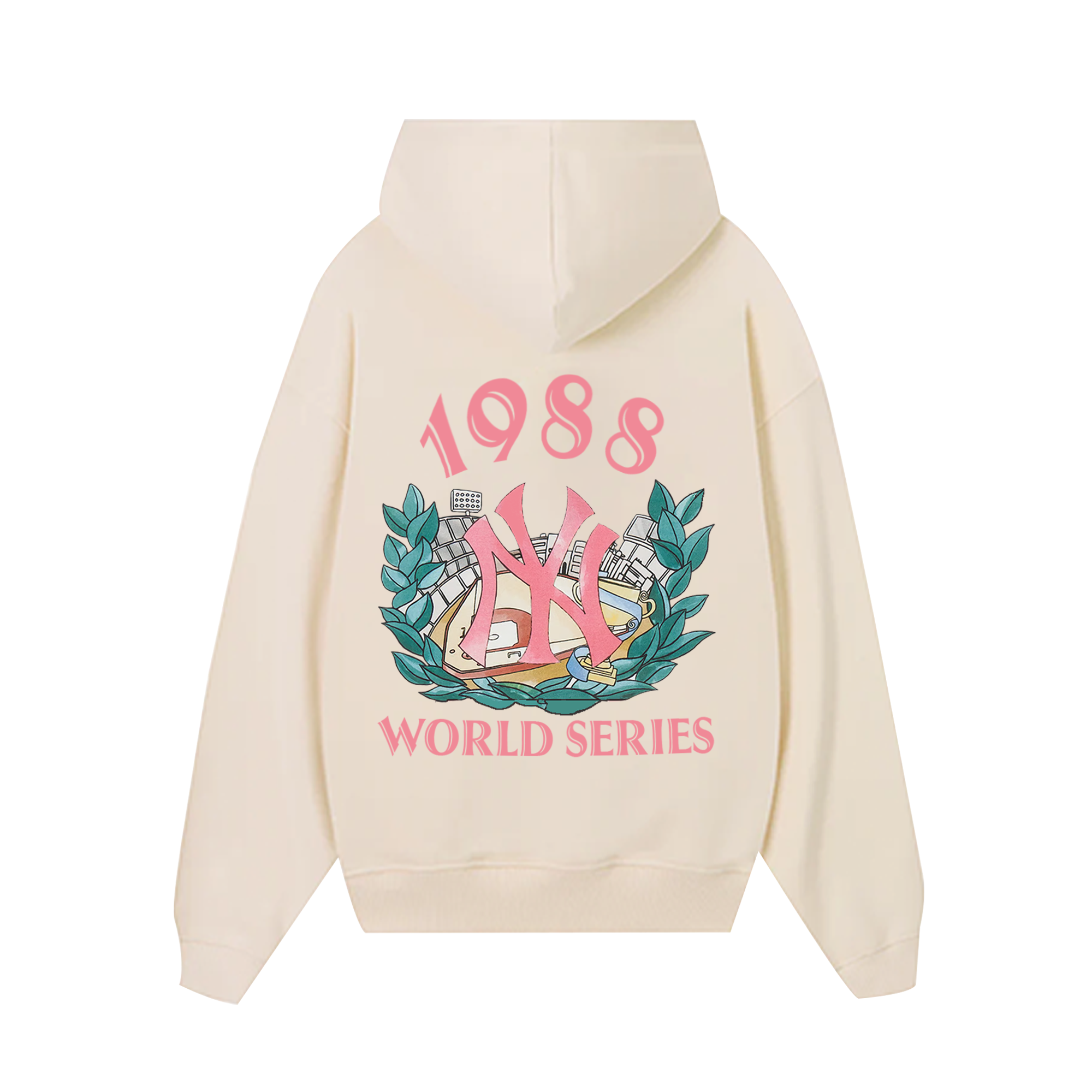 MLB Floral 1988 WorMLB Floral World Series Hoodie