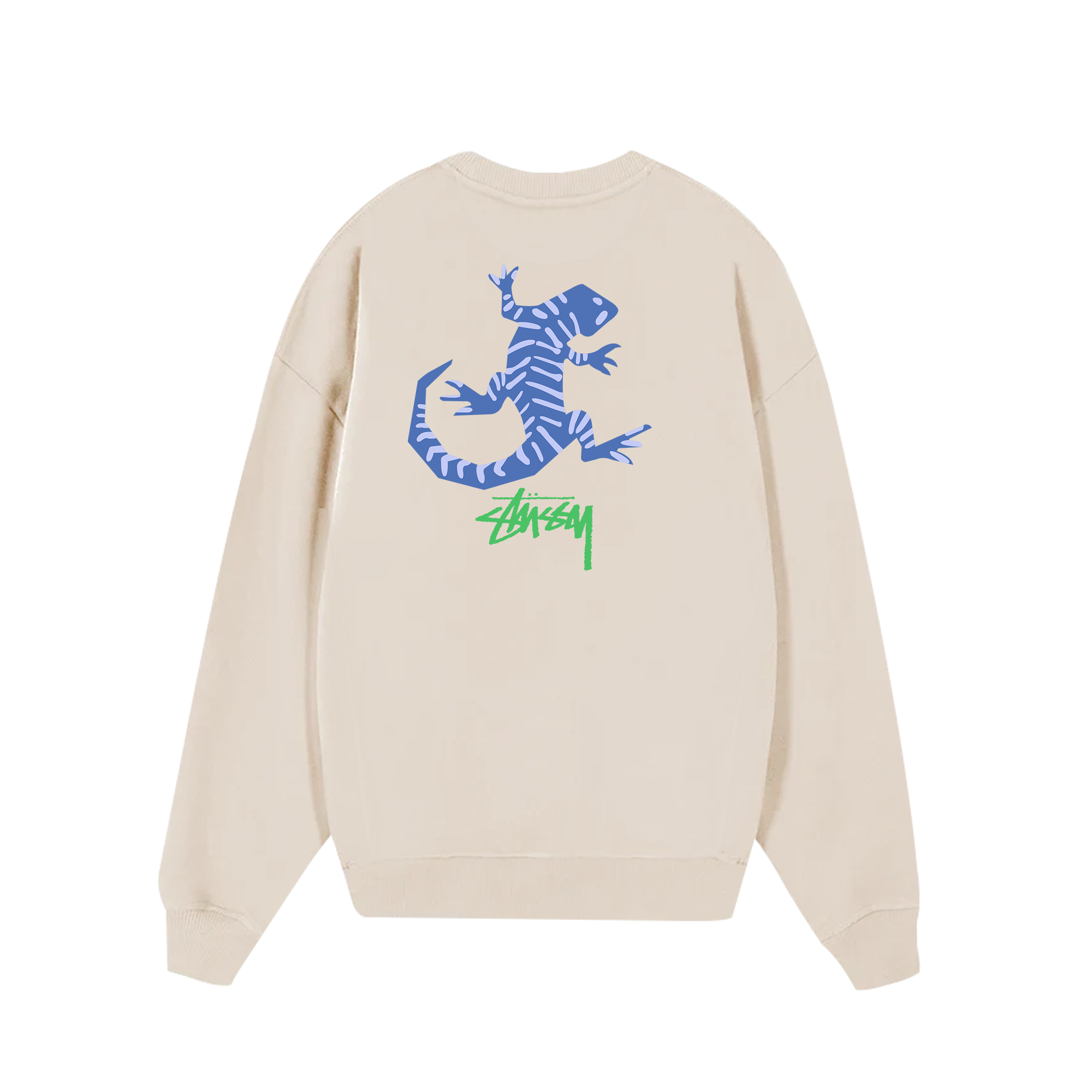 Stussy Blue Lizard Sweater