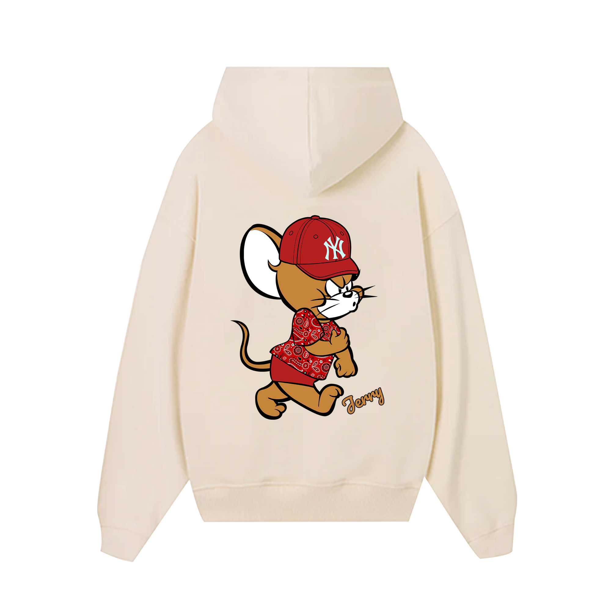 MLB Floral Funny Disney Jerry Hoodie