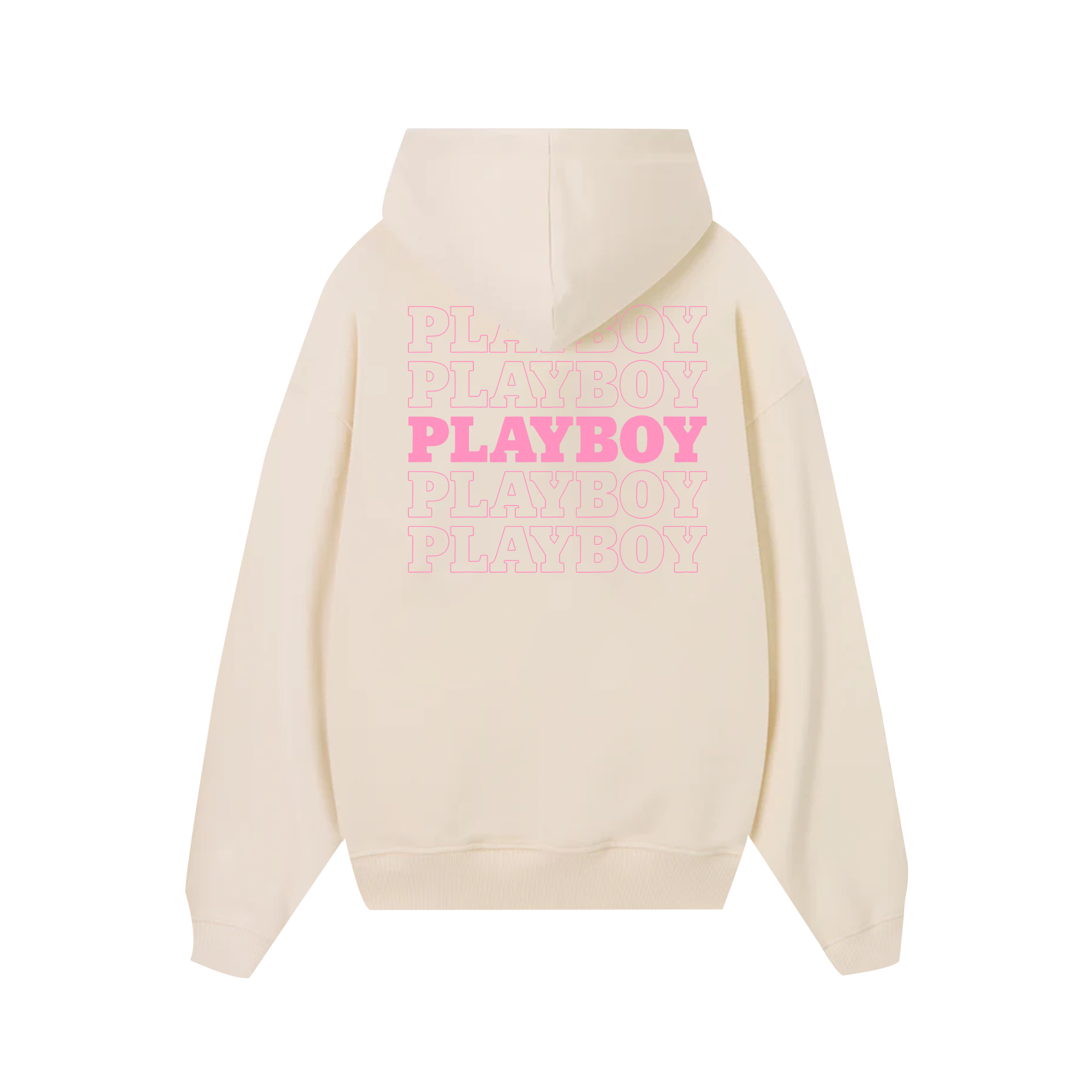 Play Boy Pink Repeating Masthead Hoodie