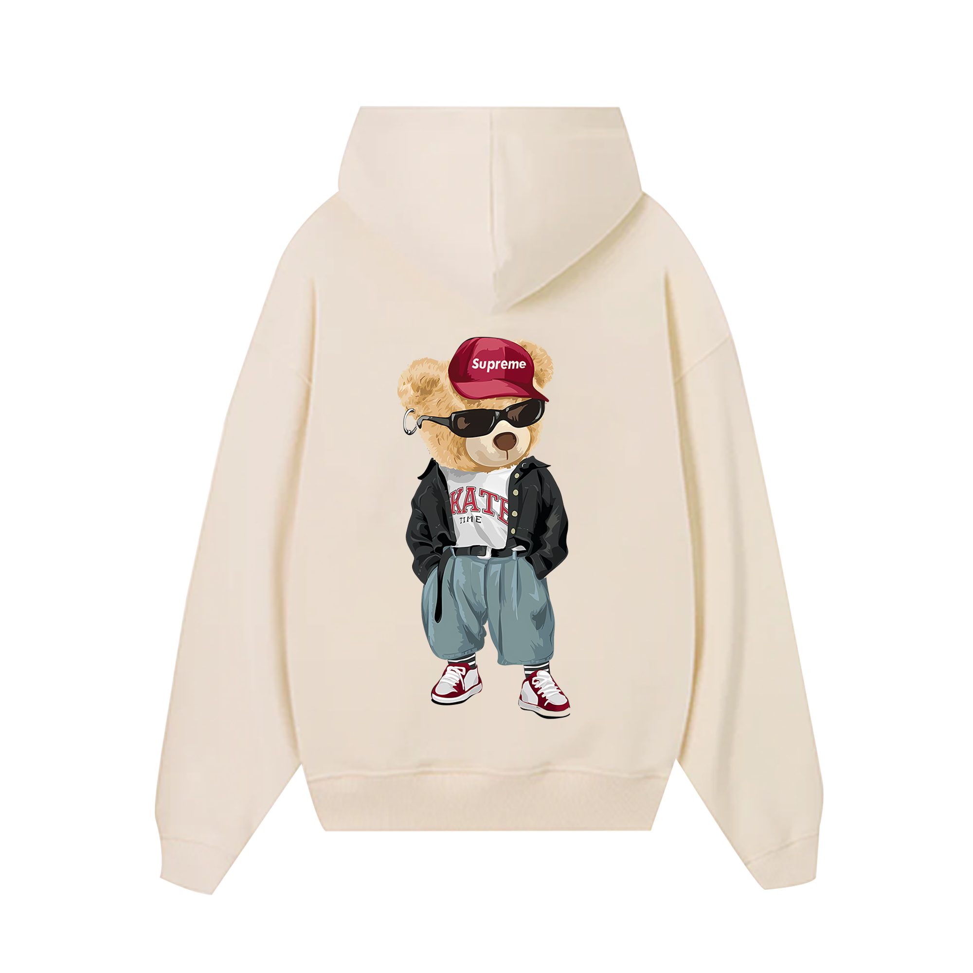 Supreme Bear Hip Hop Hoodie