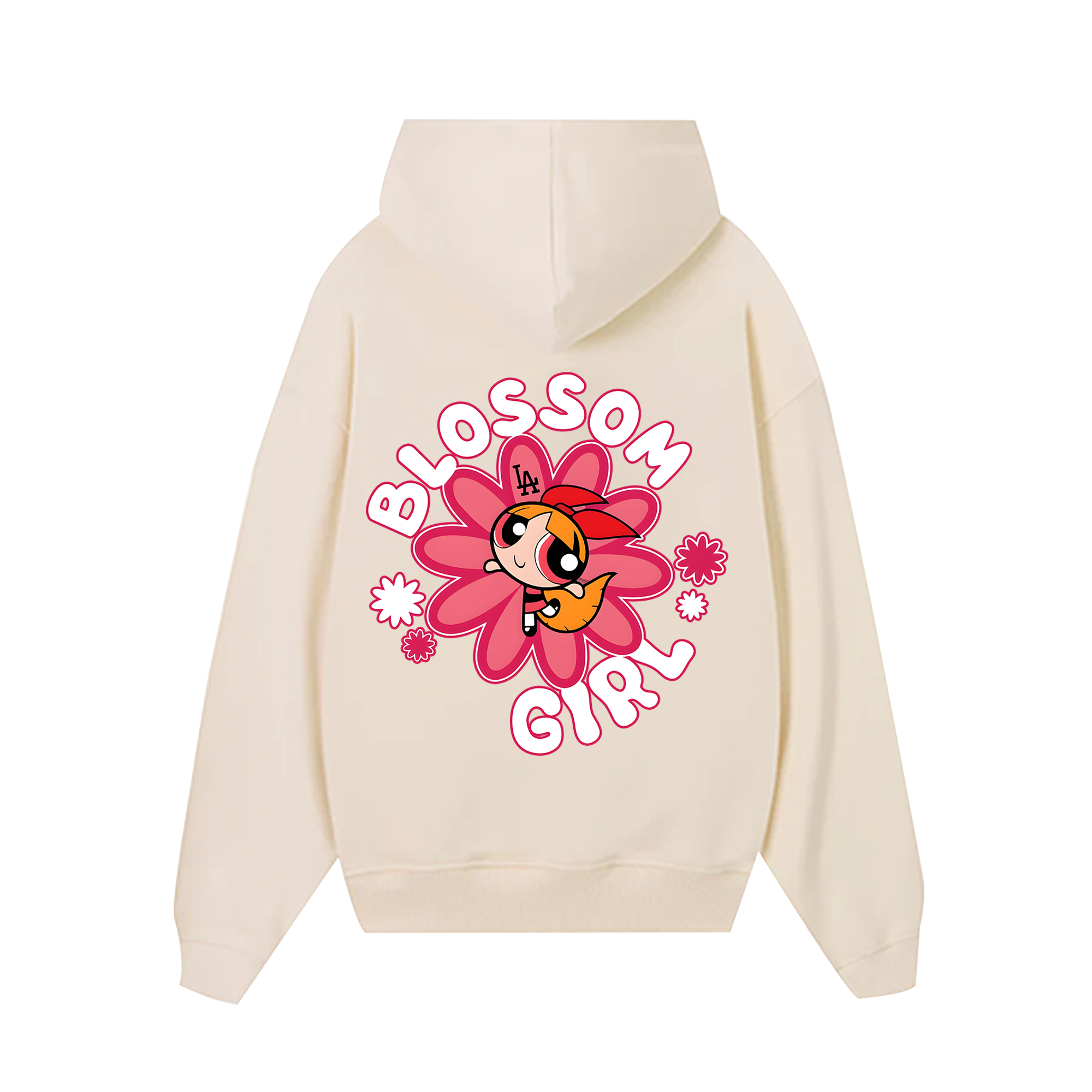 MLB Floral Pink Bubble Girl Hoodie