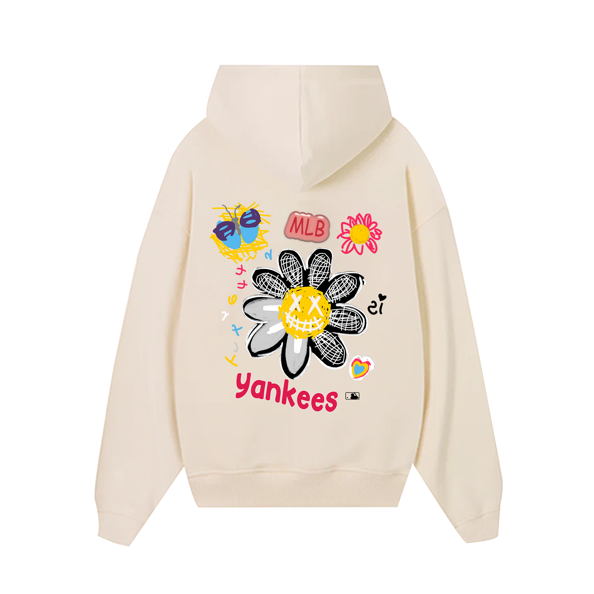 MLB Floral Cute Daisy Flower Hoodie