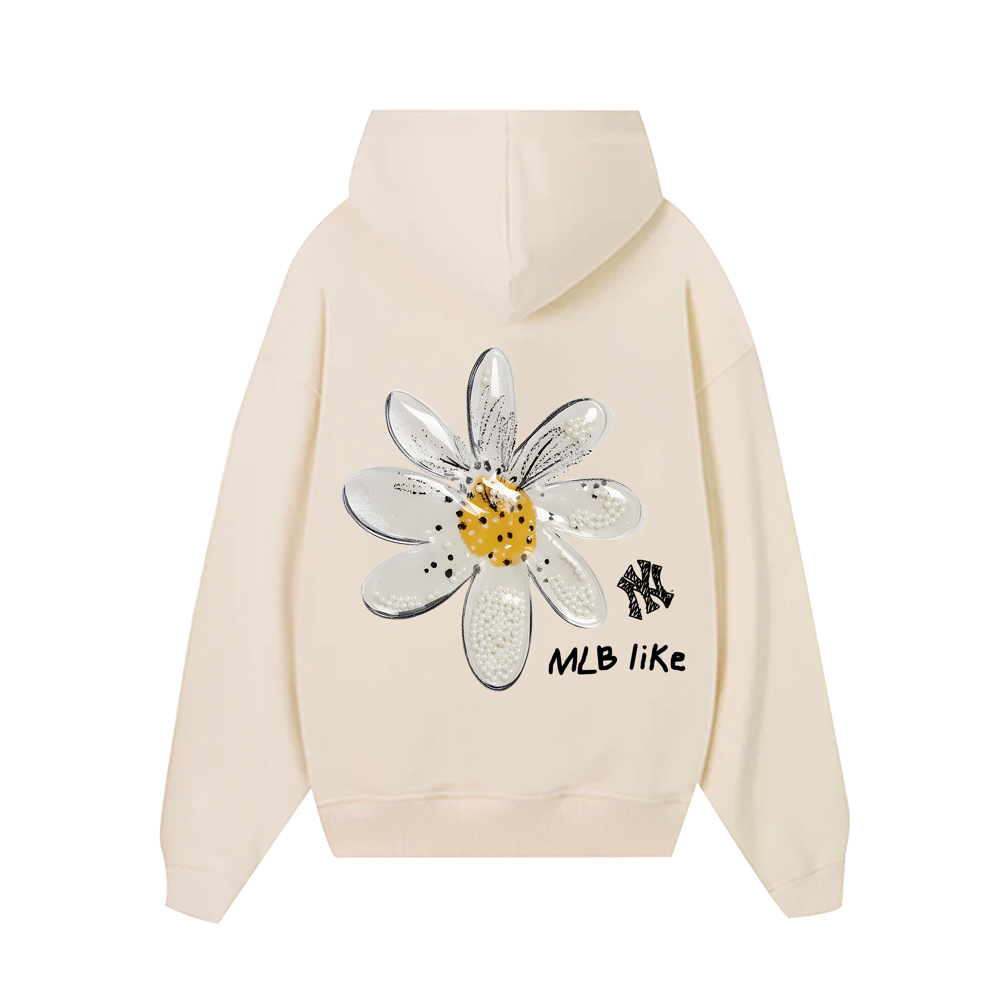 MLB Floral Daisy MLB Like Hoodie