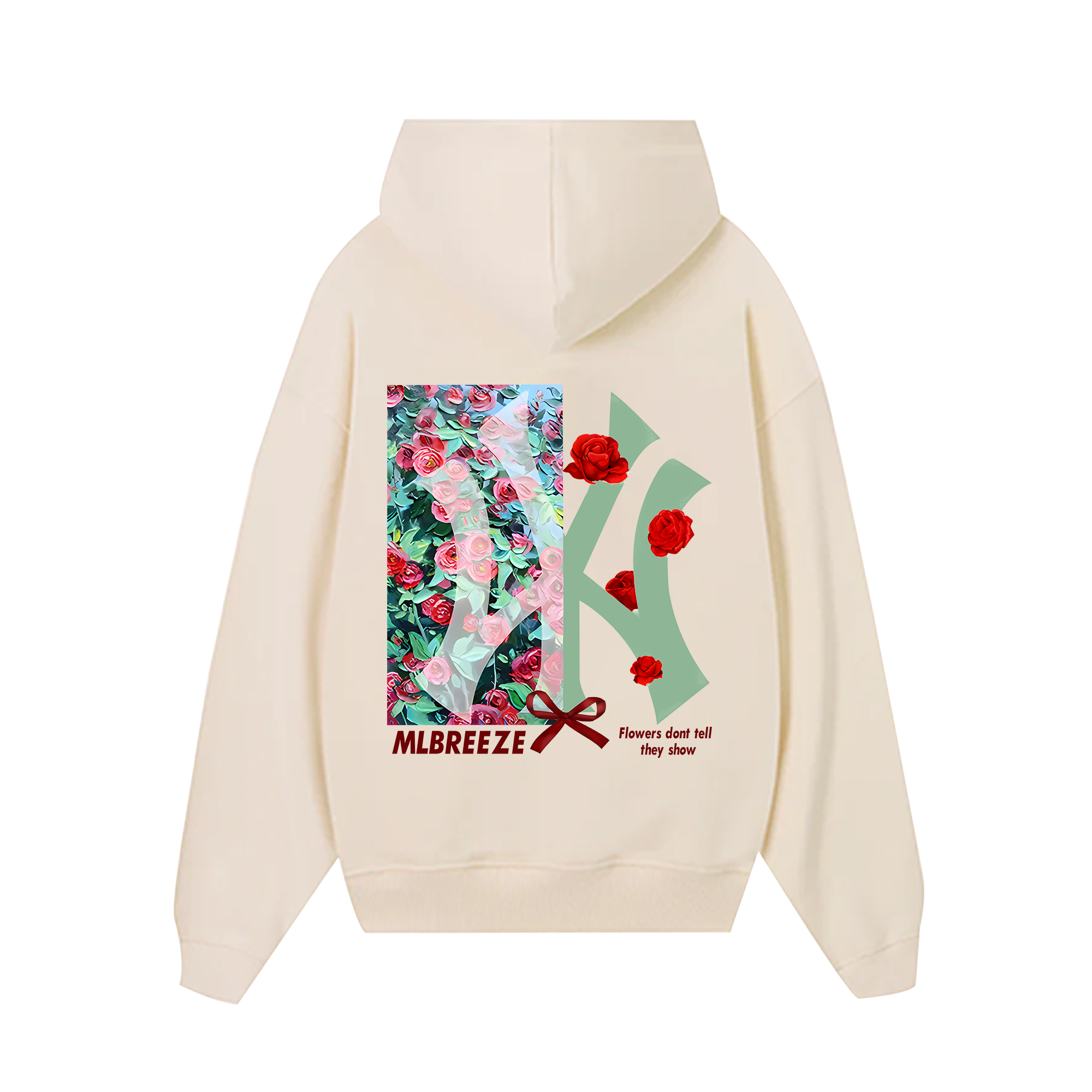 MLB Floral Rose Quote Hoodie