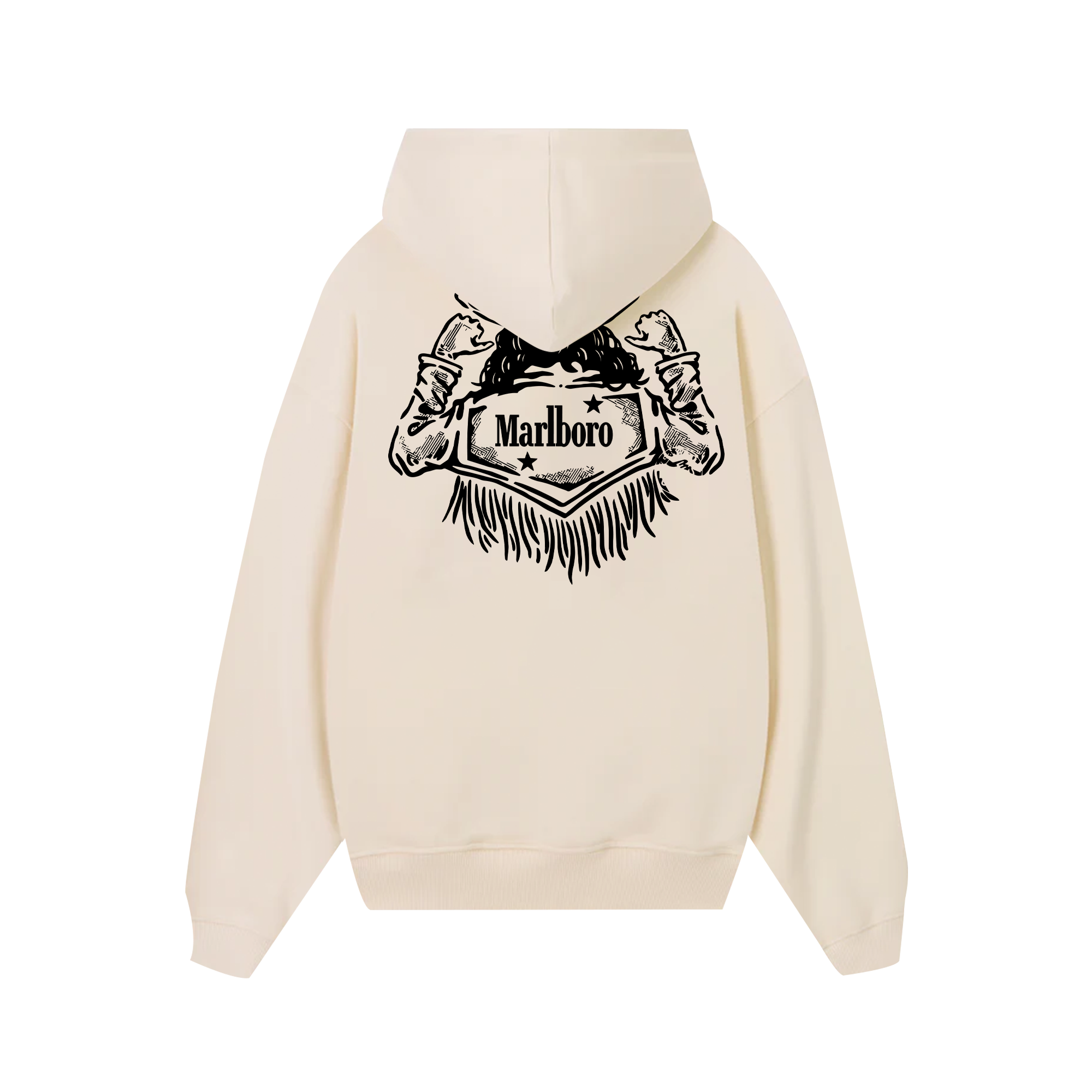 Marlboro Behind Cowboy Hoodie